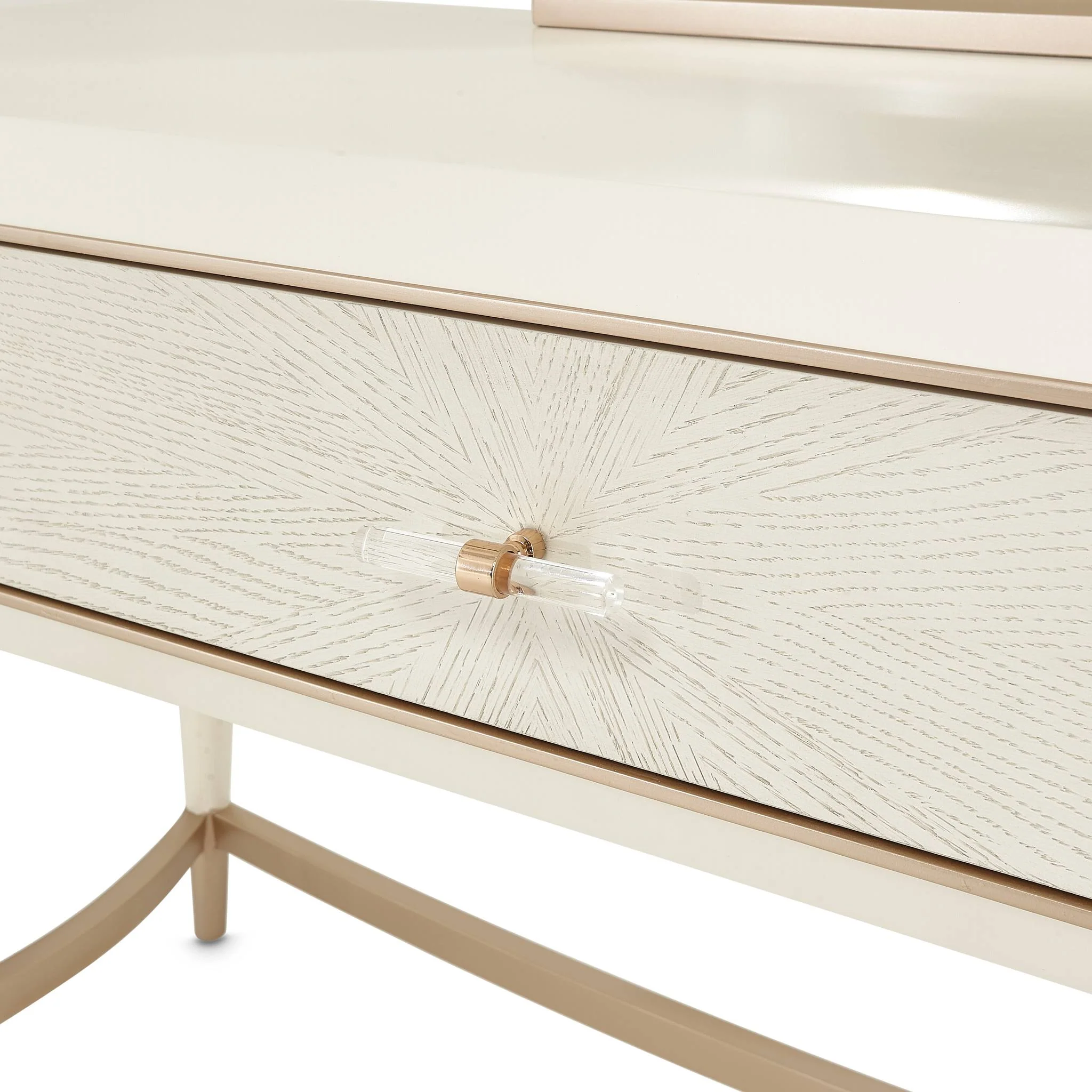 La Rachelle Vanity Desk - Champagne - Image 3