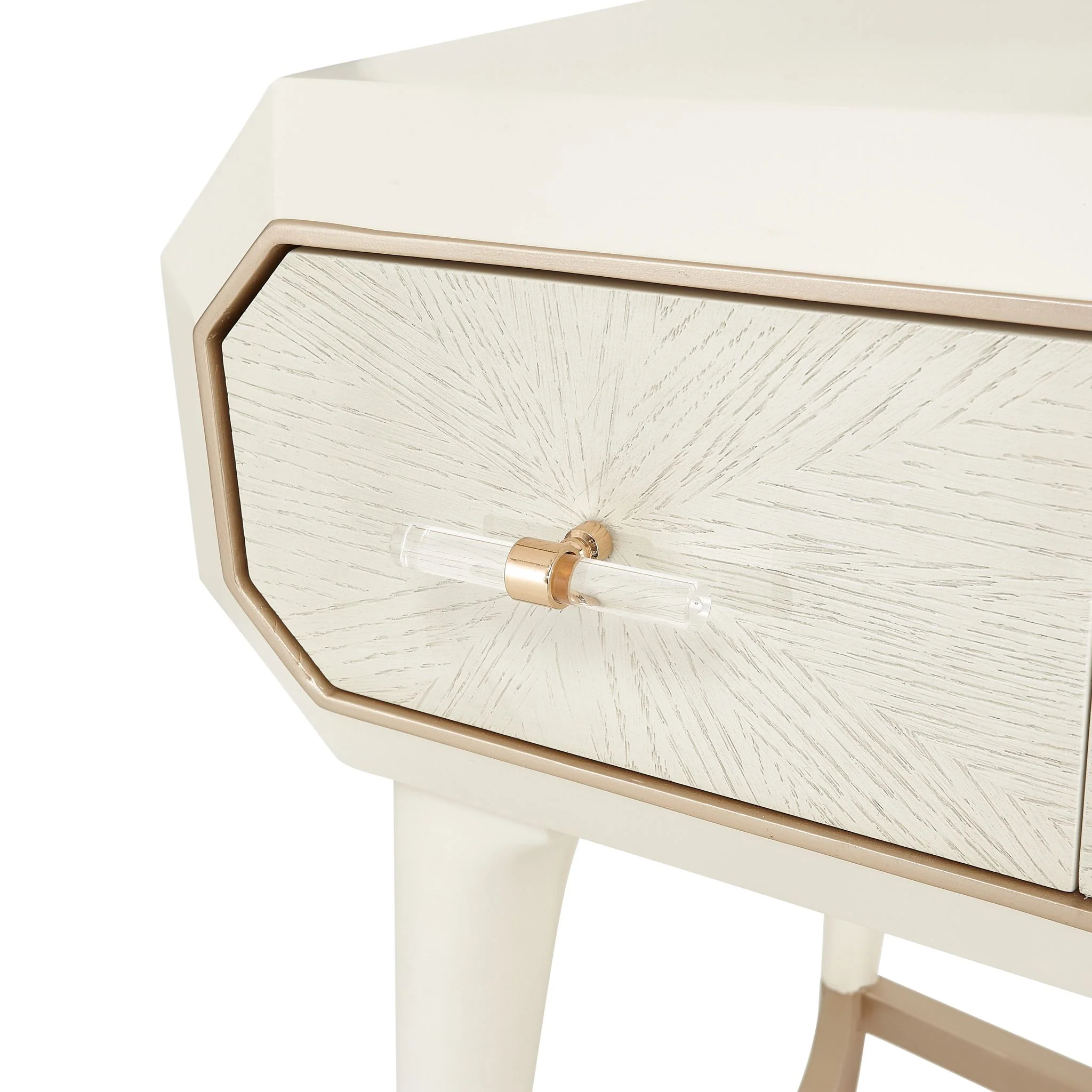 La Rachelle Vanity Desk - Champagne - Image 4