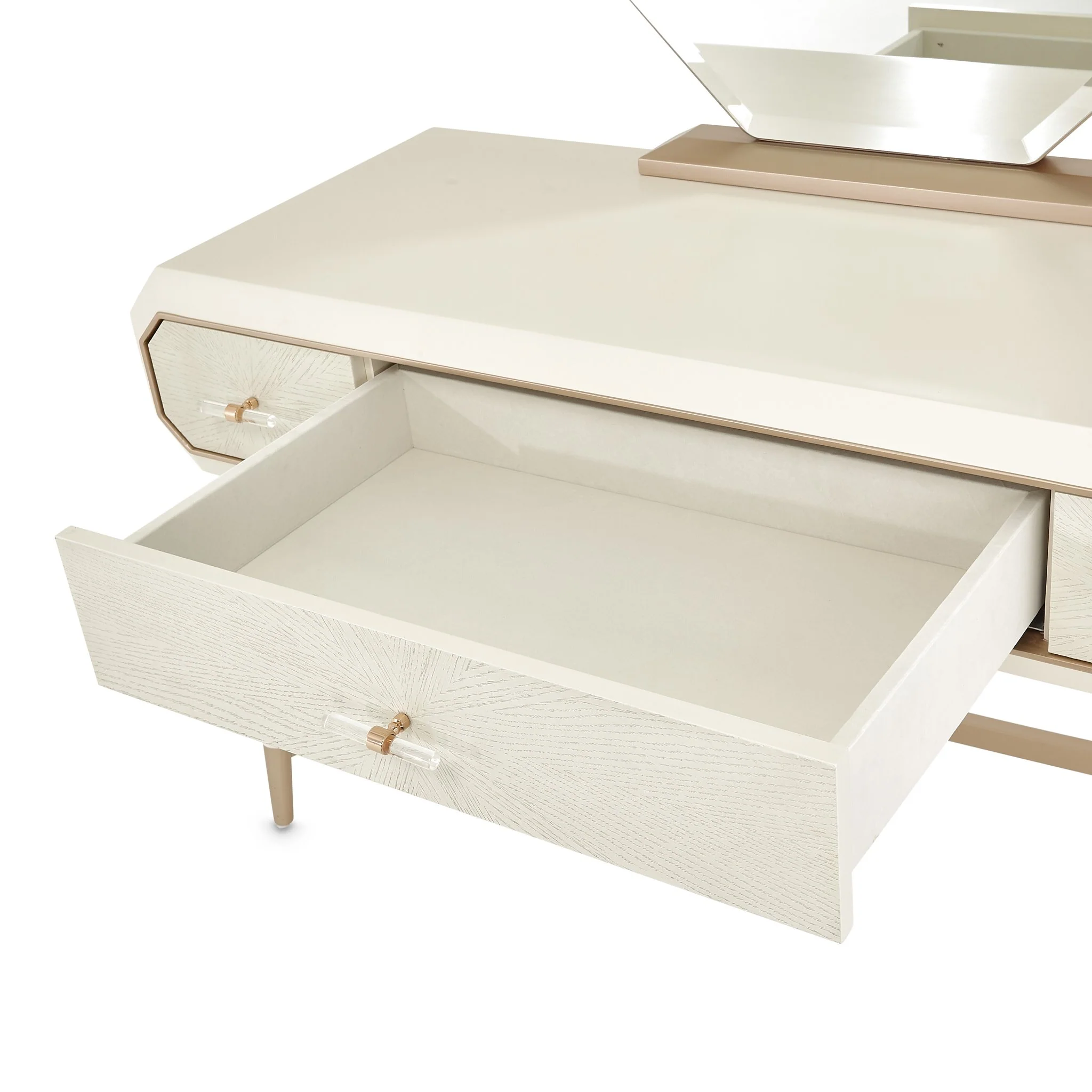 La Rachelle Vanity Desk - Champagne - Image 5