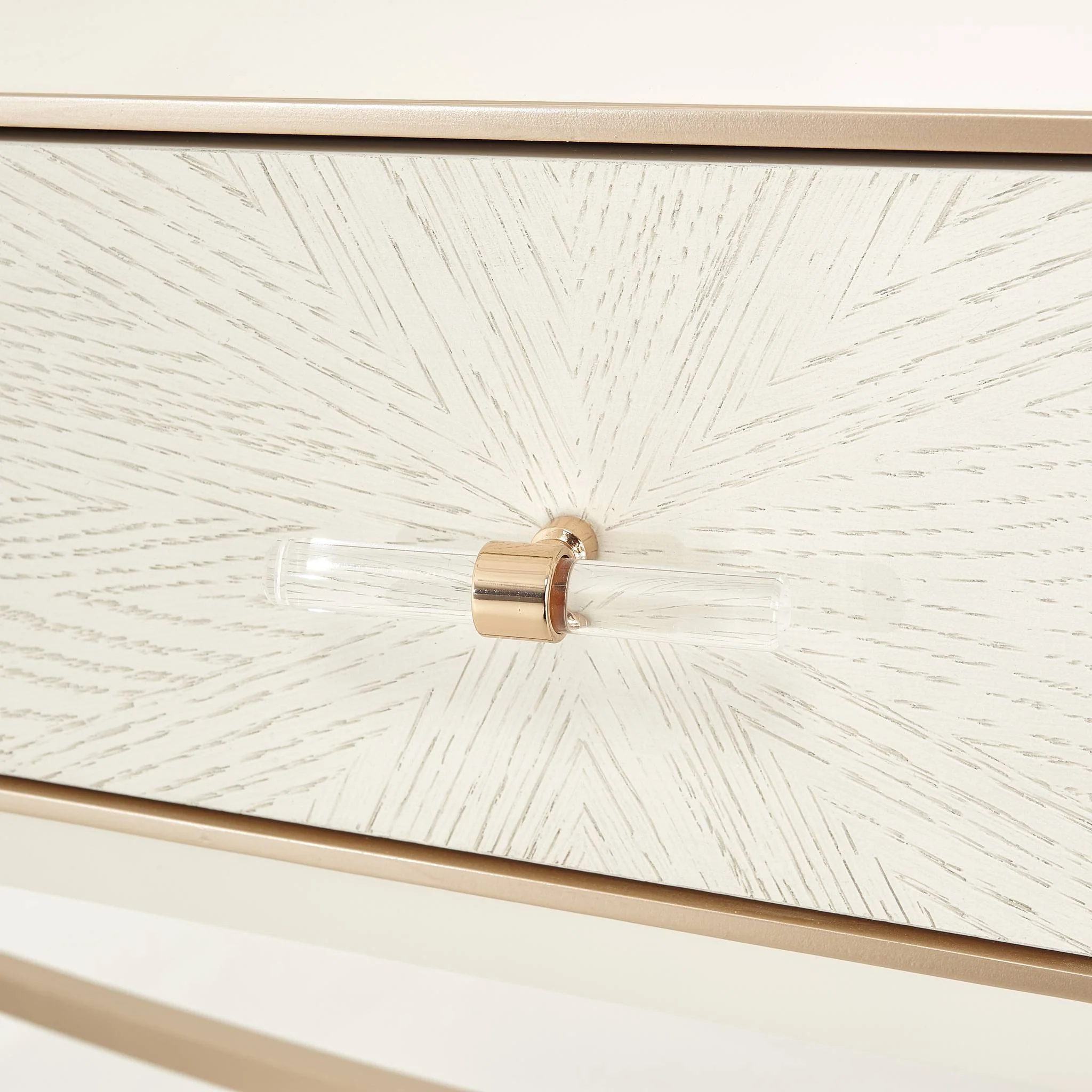 La Rachelle Vanity Desk - Champagne - Image 7