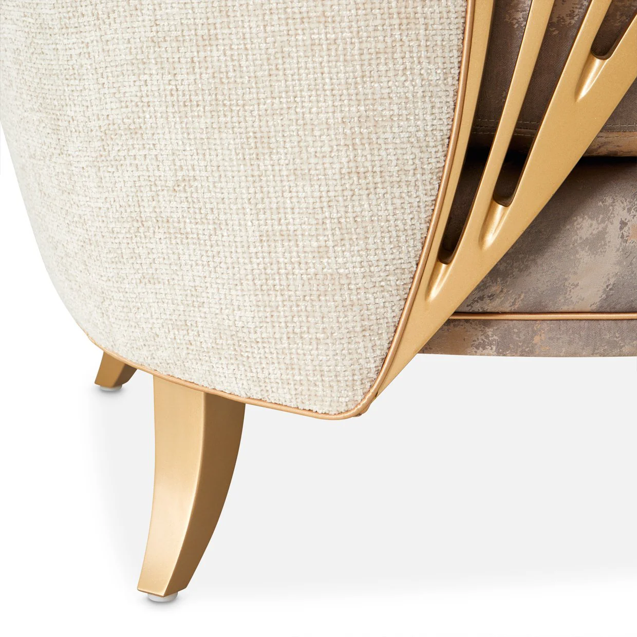 La Terrazza Accent Chair - Cappuccino/Light Champagne - Image 11