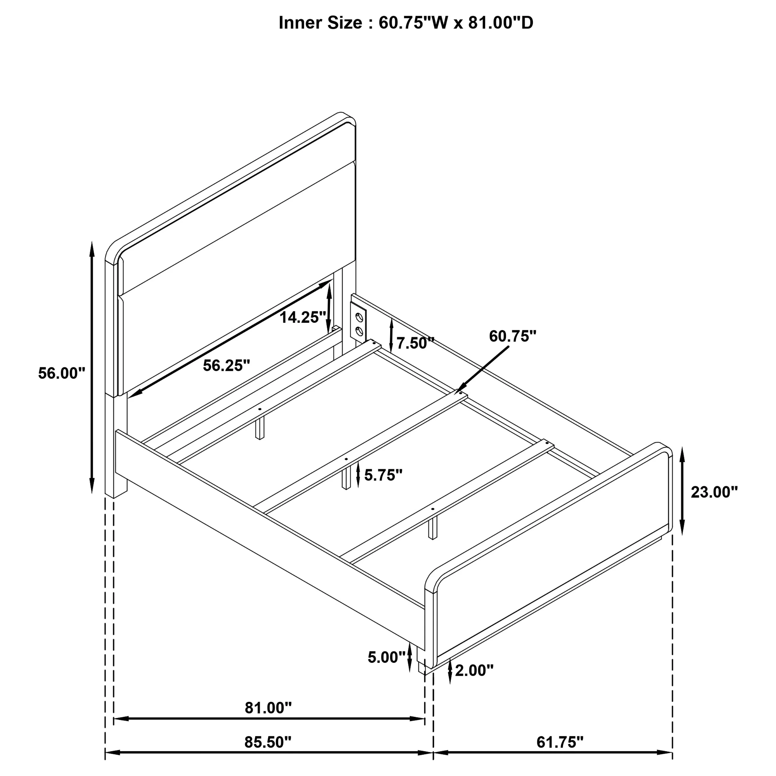 Ladera Panel Bed - Image 11