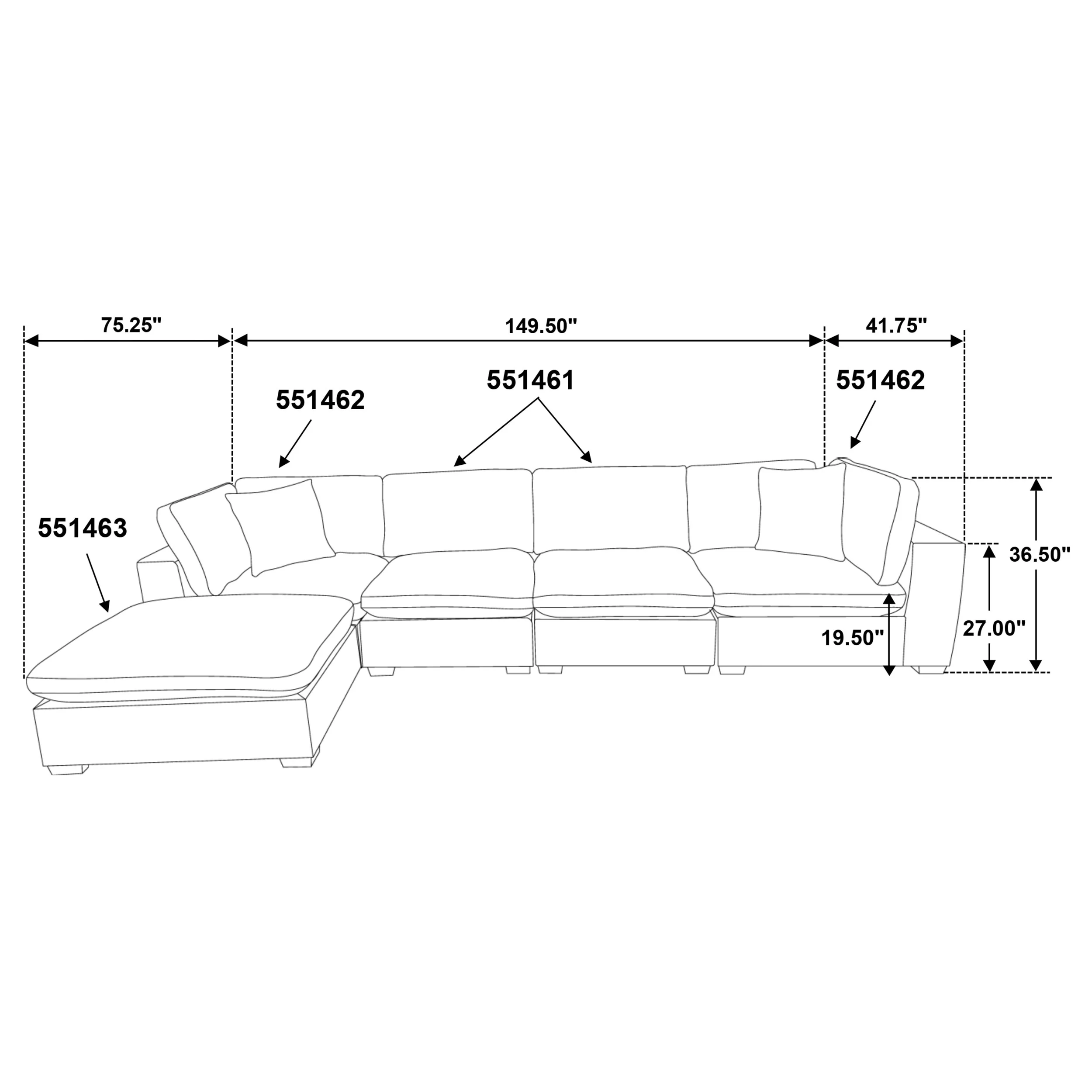 Lakeview Modular Sectional Sofa - Image 36