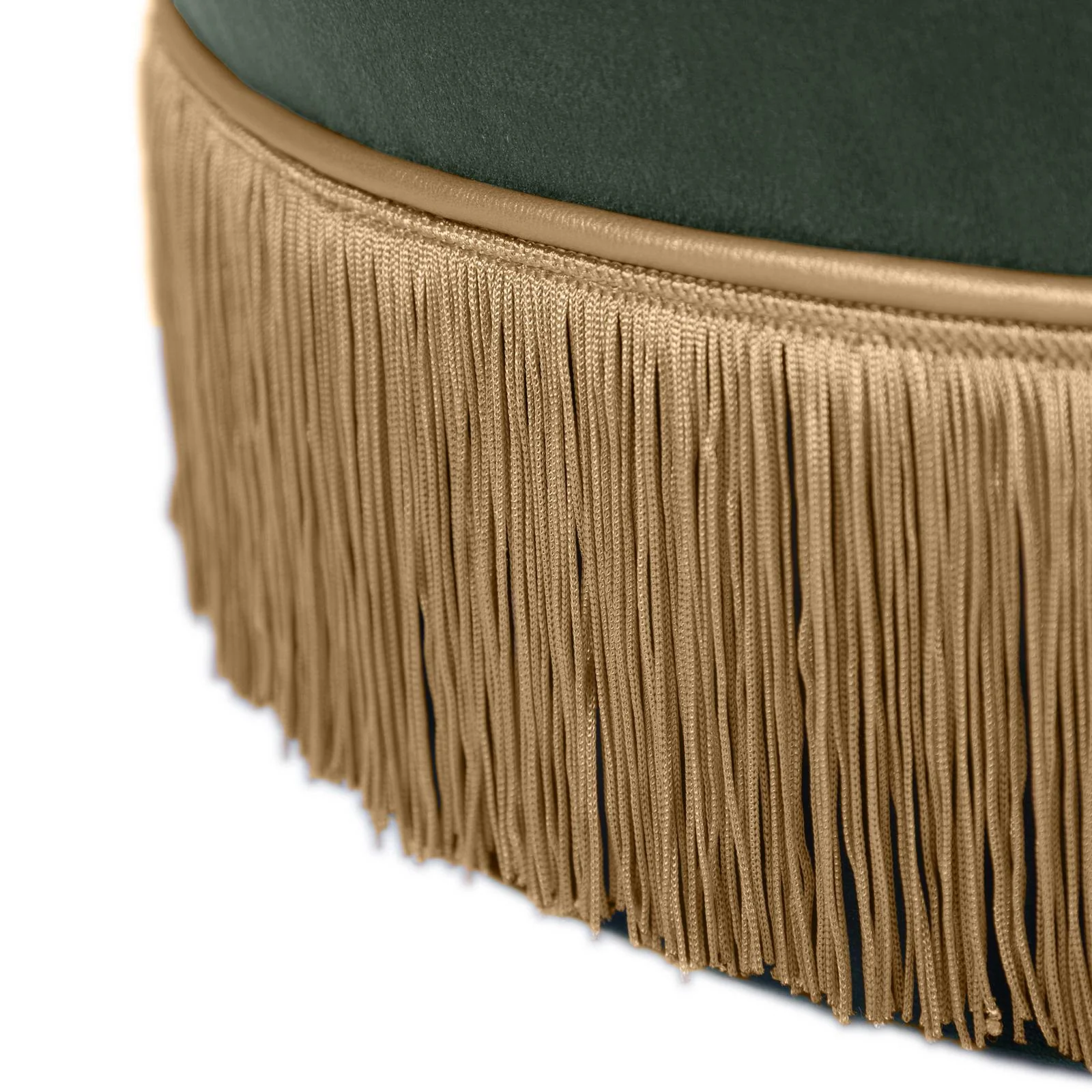 Lakka Green Velvet Ottoman - Image 7