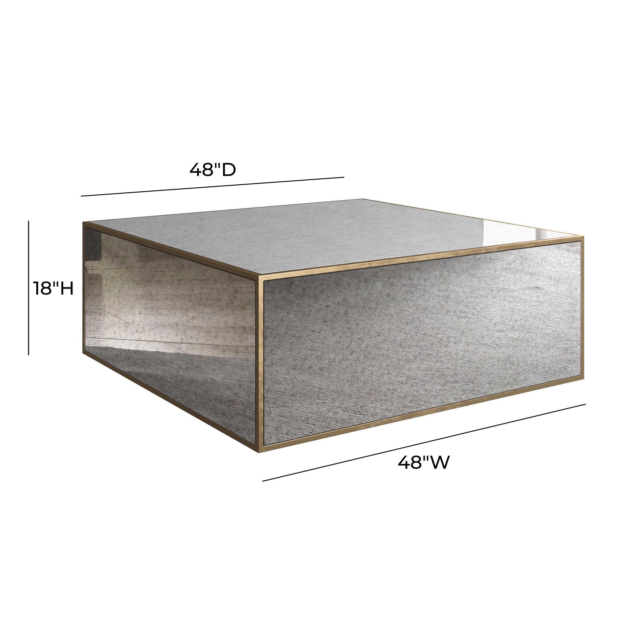 Lana Mirrored Coffee Table - Image 9