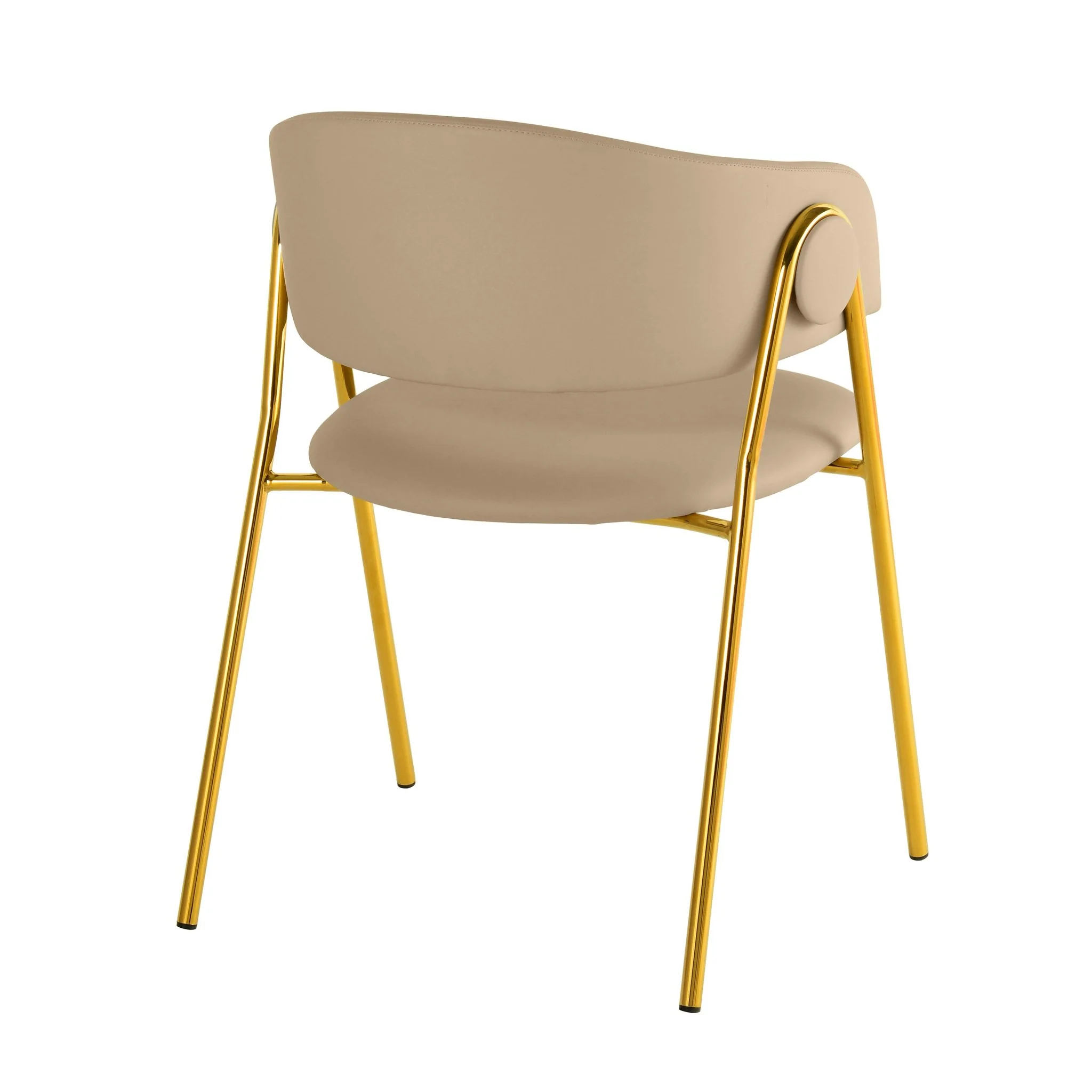 Lara Cream Performance Vegan Leather Dining Chair by Inspire Me! Home Decor - Set of 2 - Image 4