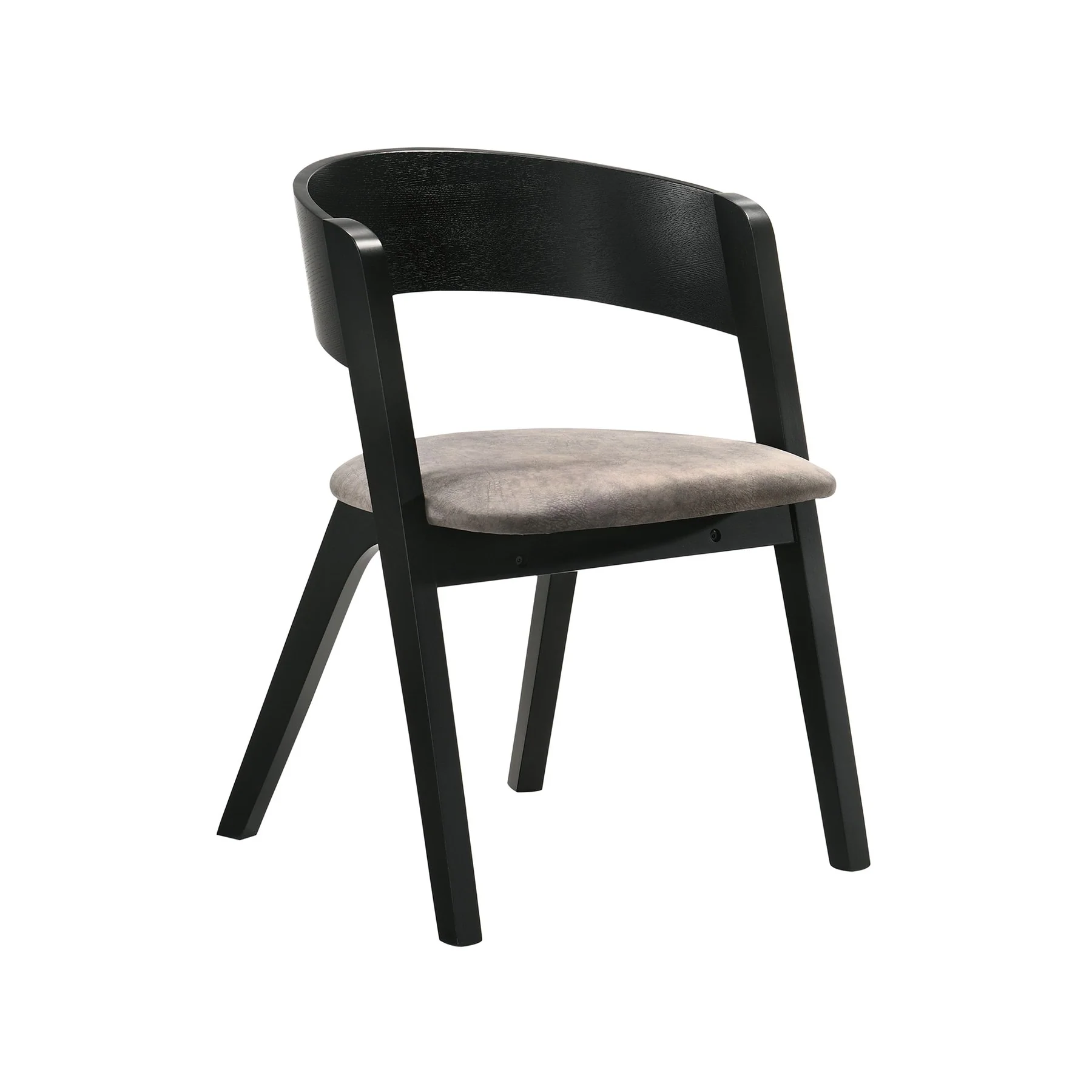 Laredo and Jackie 5 Piece Black Rectangular Dining Set - Image 2