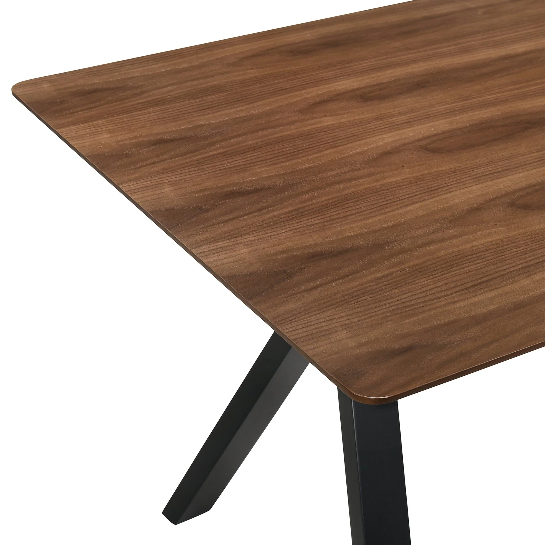 Laredo and Lima 5 Piece Walnut Rectangular Dining Set - Image 7
