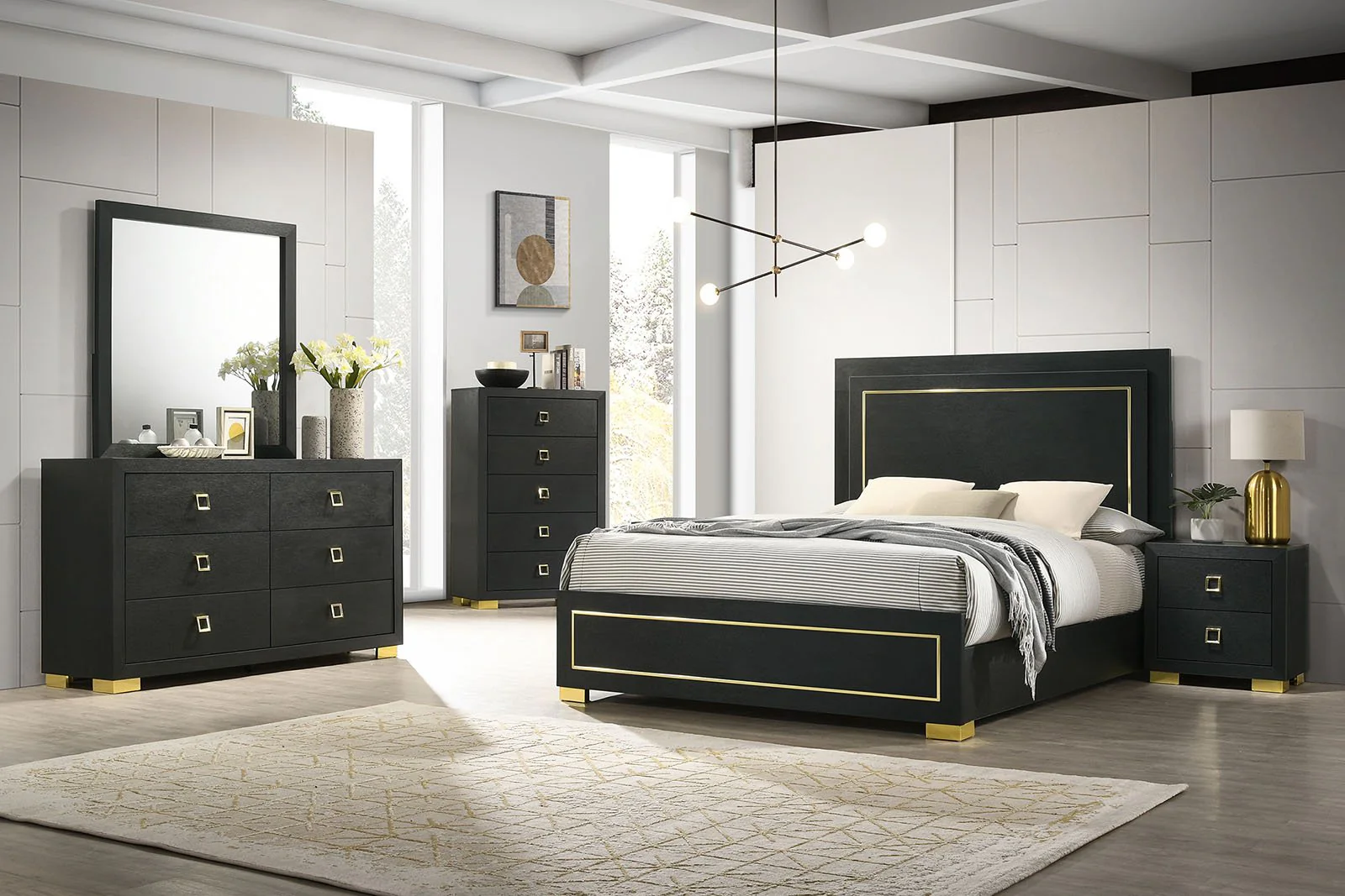 Latimer 5 Pc. Queen Bedroom Set w/ 2NS - Image 2