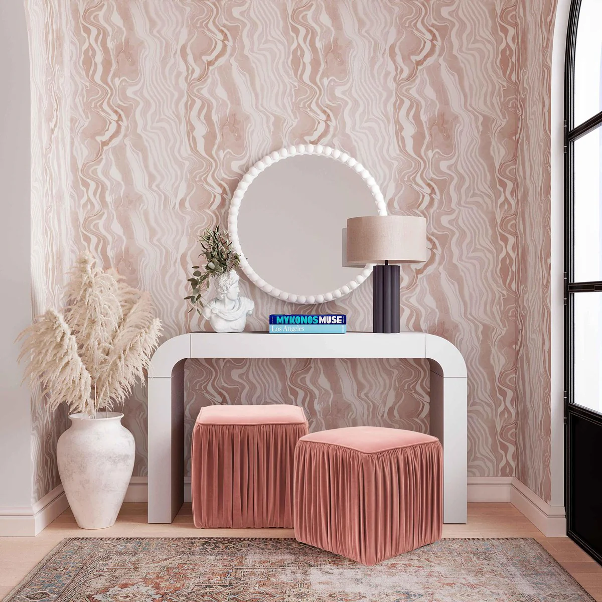 Latur Grey Table Lamp - Image 2