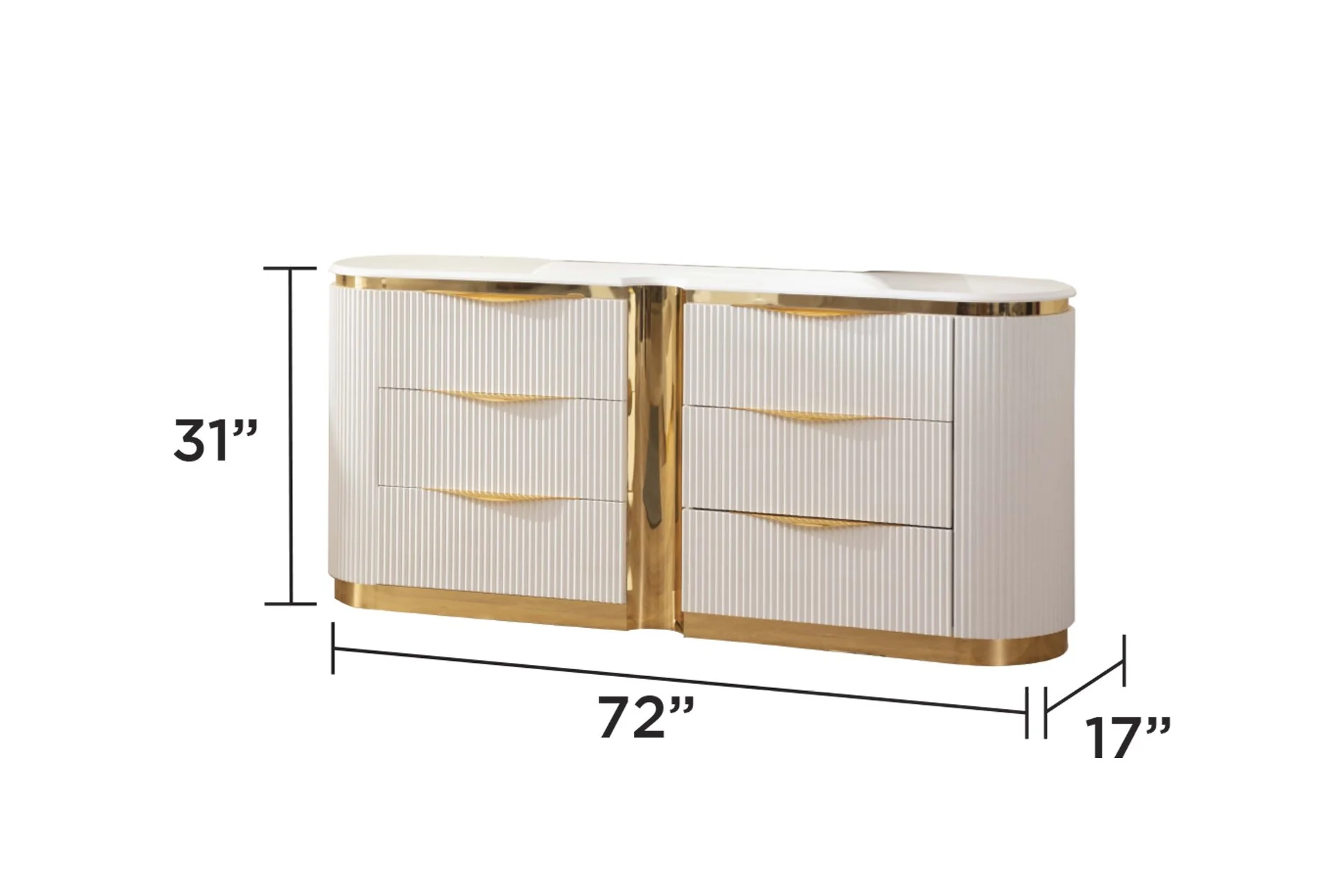 Laura King 5-n Pc Bedroom Set White - Image 9
