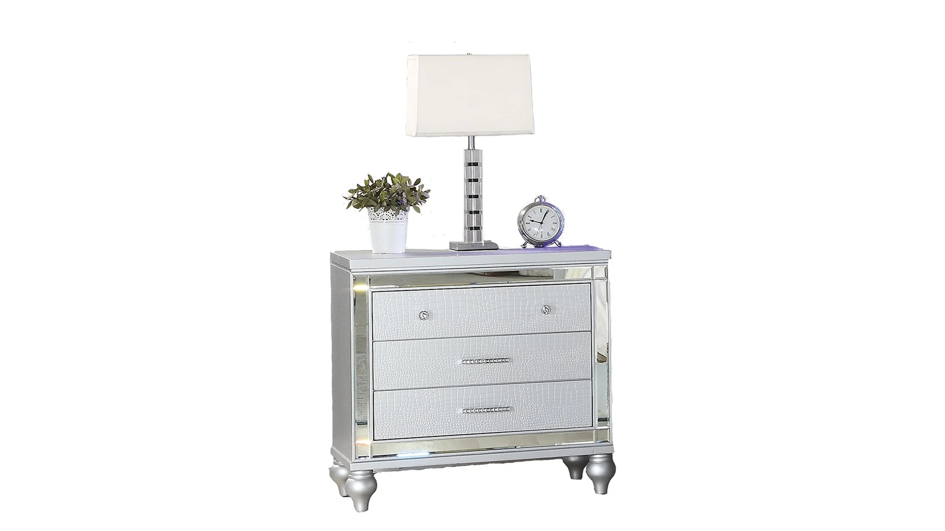 Lavish King 4PC Bedroom Set Beige - Image 14