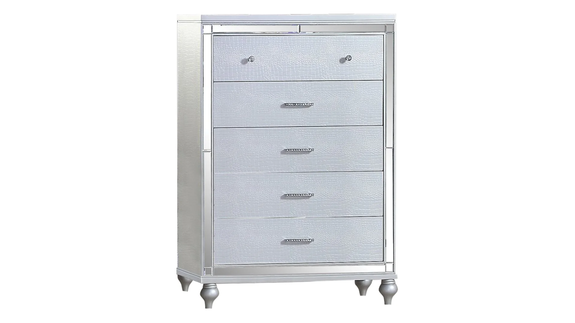 Lavish King 5PC Bedroom Set Beige - Image 18