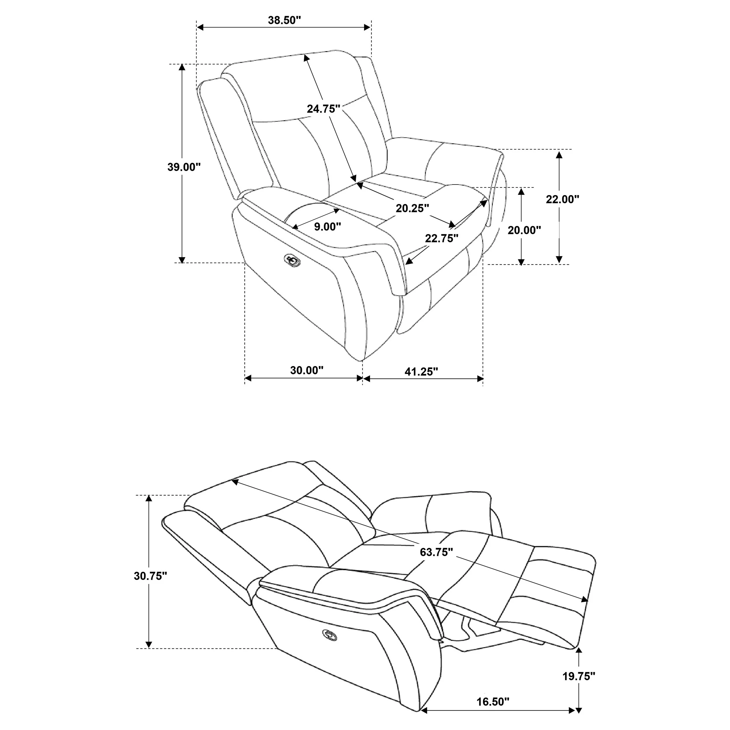 Lawrence Reclining Sofa Set - Image 21