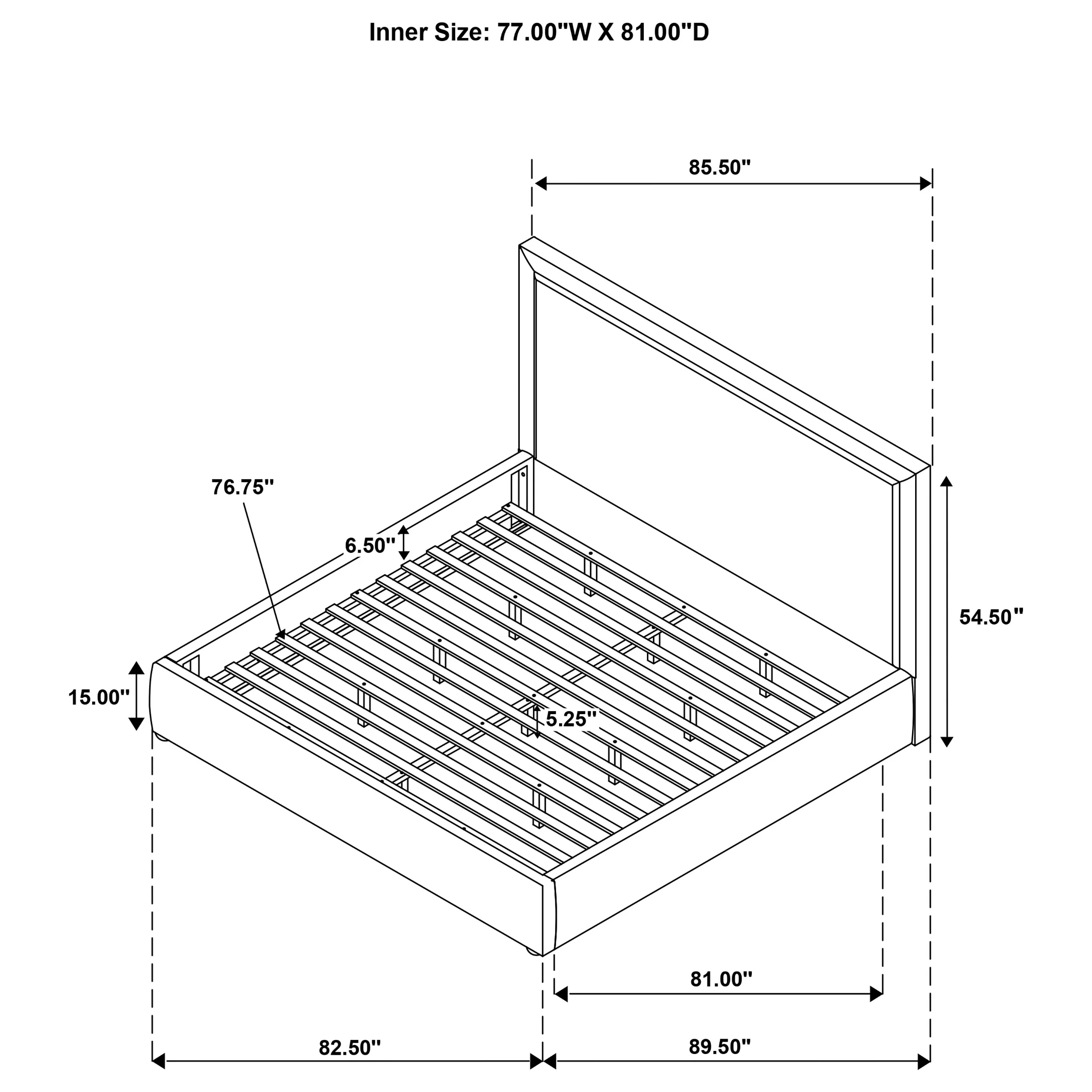 Lawson Panel Platform Bed - Image 18