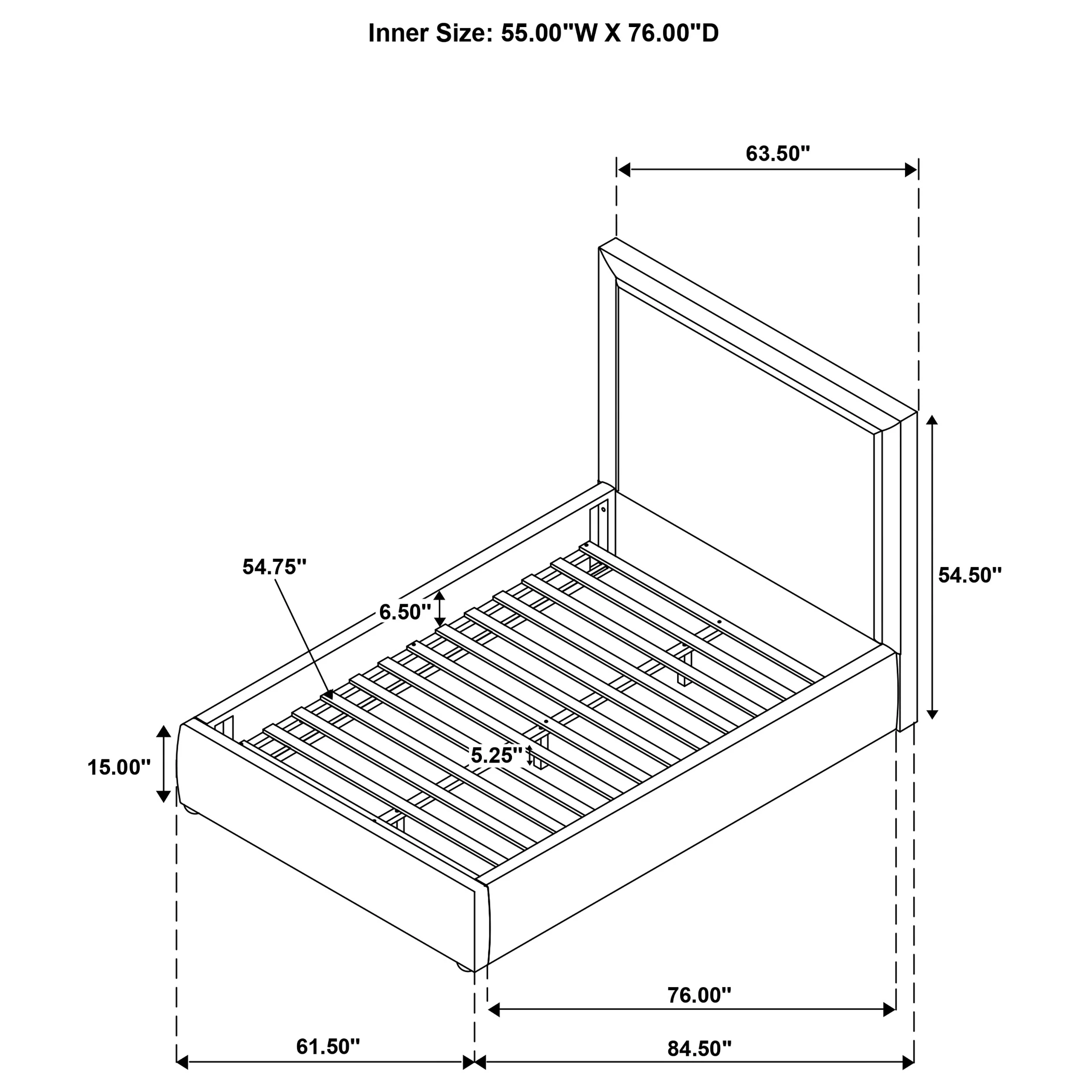 Lawson Panel Platform Bed - Image 54
