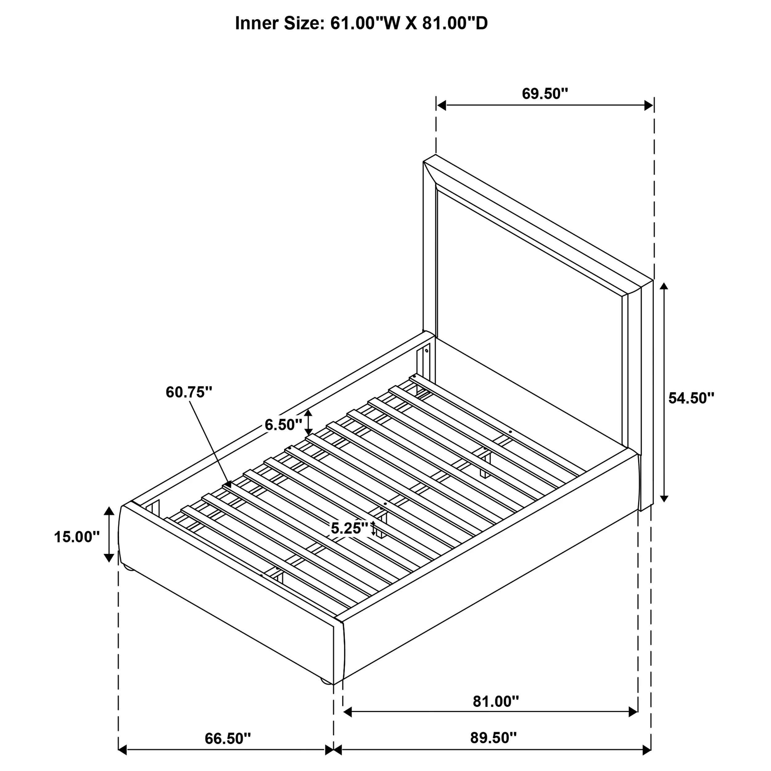 Lawson Panel Platform Bed - Image 9