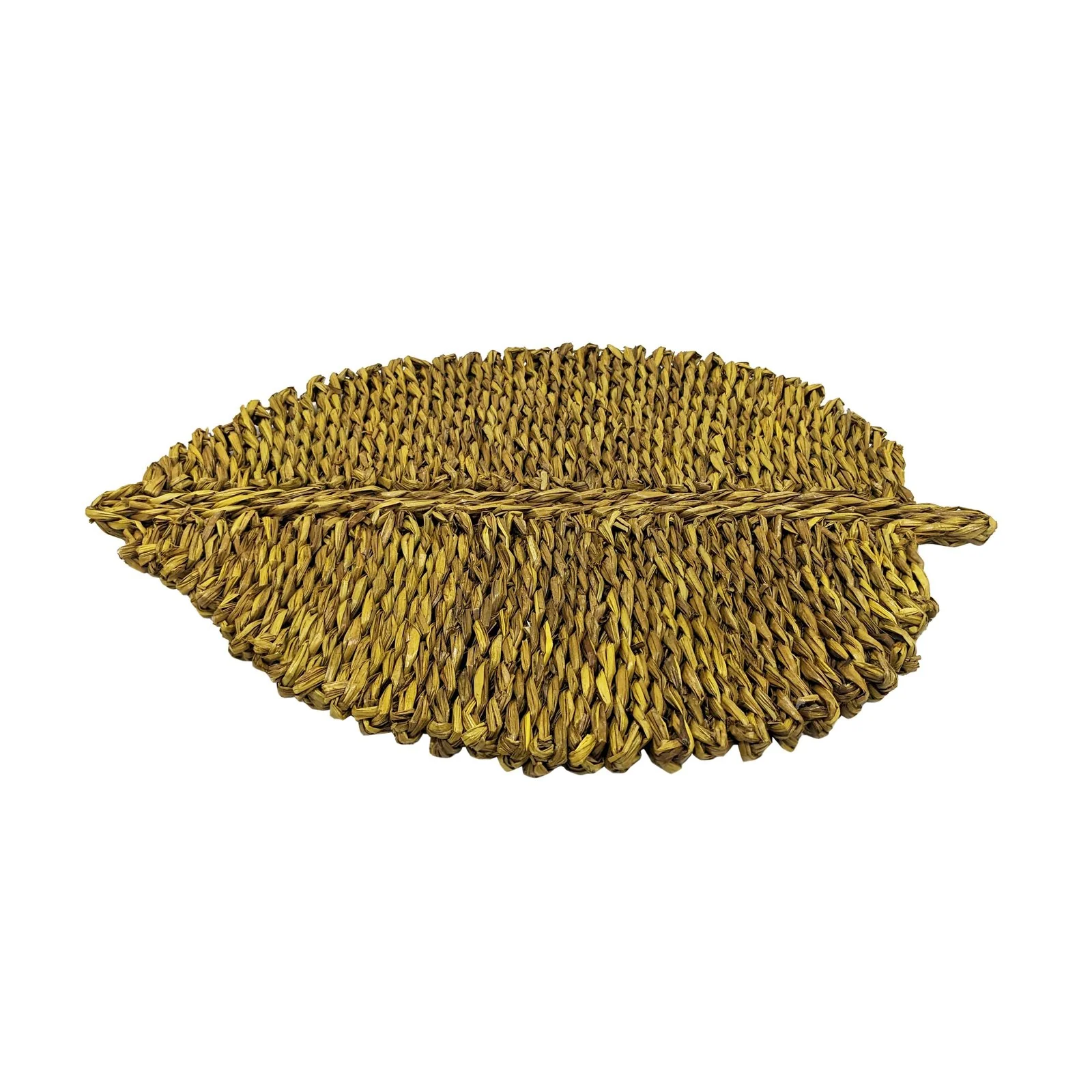 Leaf Yellow Seagrass Placemat - Set of 4 - Image 2