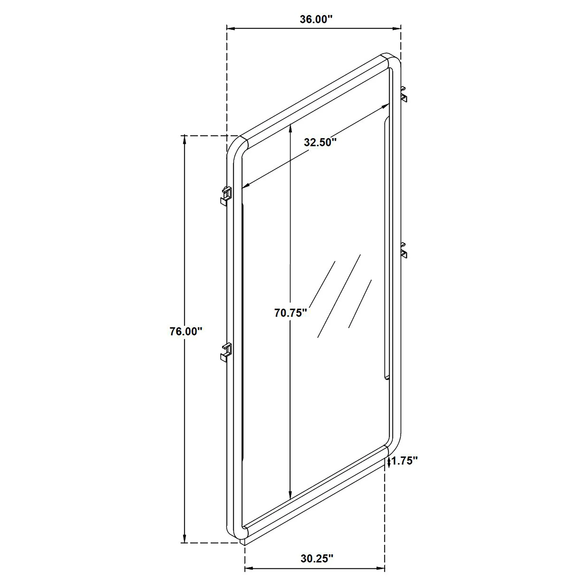 Leandro Floor Mirror - Image 8