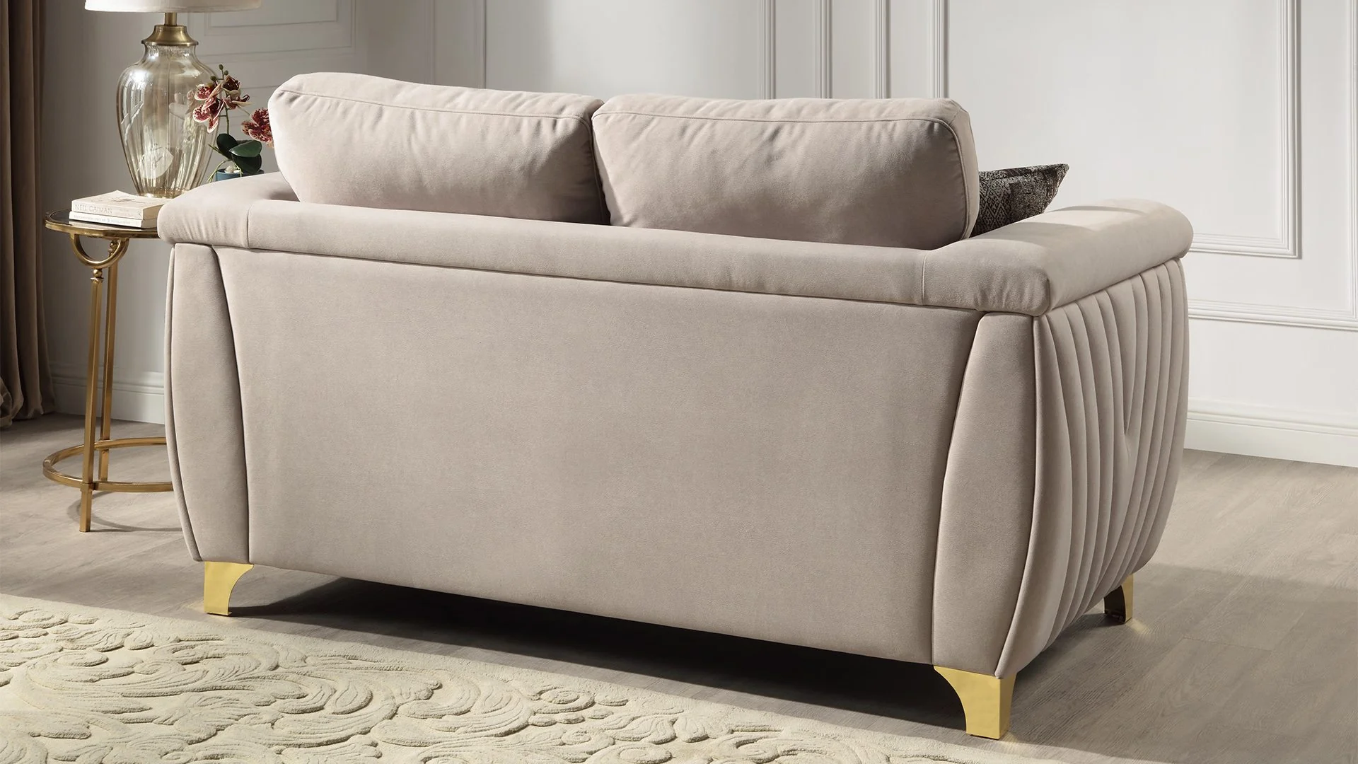 Leena Sofa Beige - Image 3
