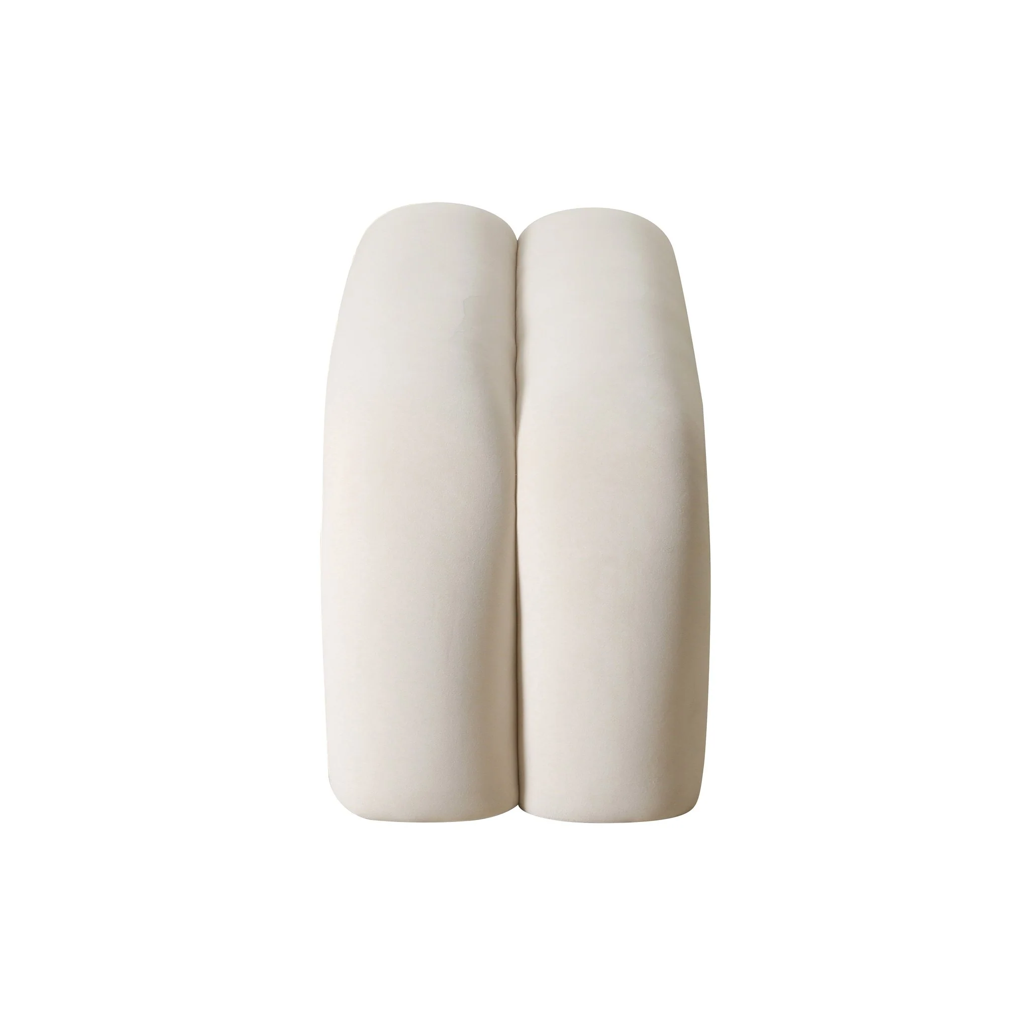 Leigh Cream Velvet Channeled Bench - Image 5