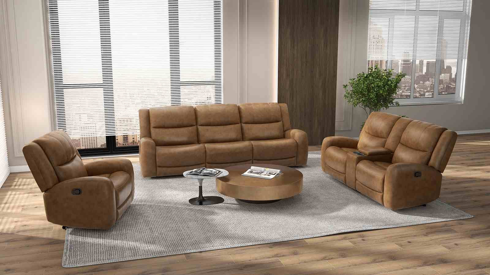 Leolinus Loveseat, Brown - Image 2