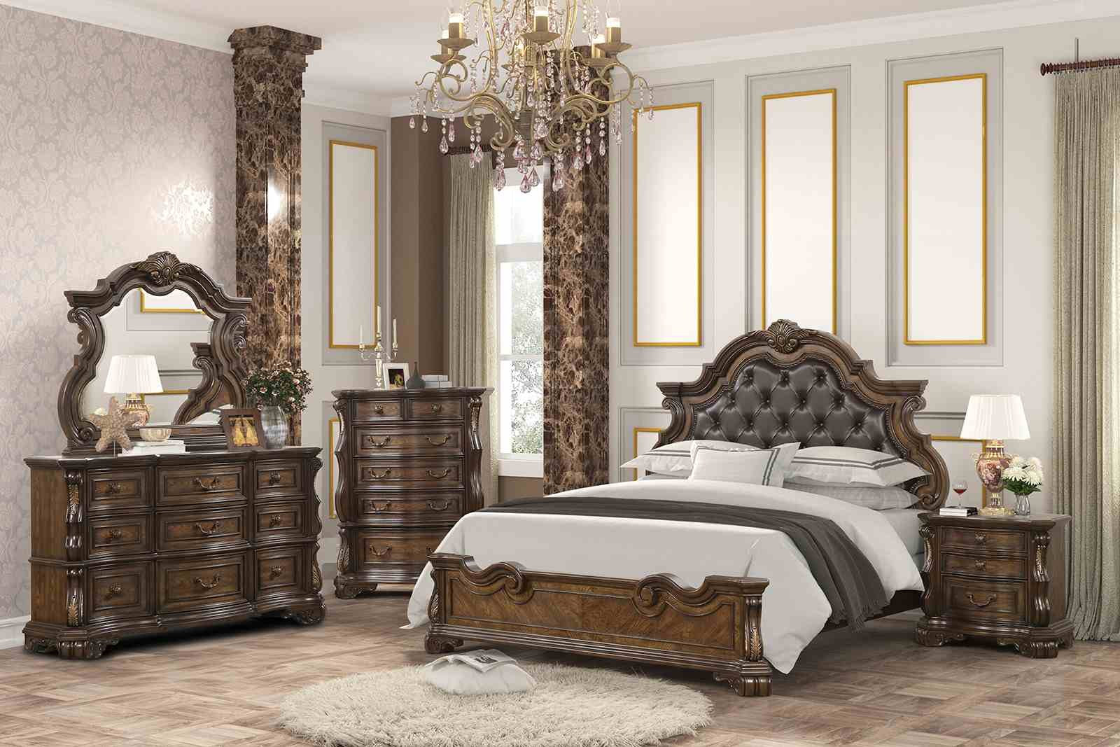 Leovanni Dresser w/ Jewelry Tray, Dark Brown - Image 2