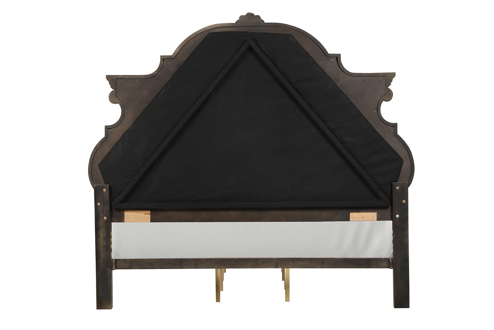 Leovanni E.King Uph Bed, Dark Brown - Image 5