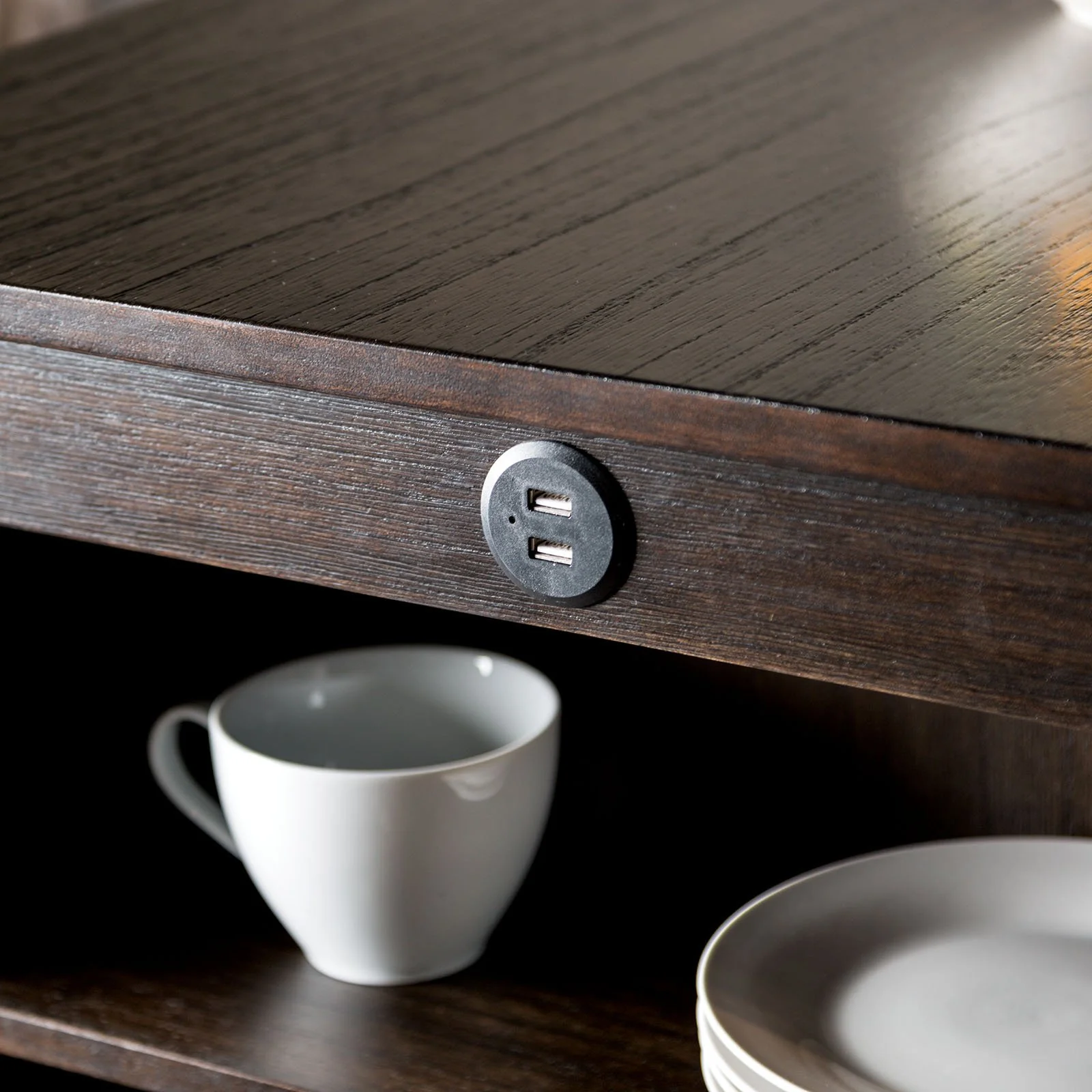 Lescles 3 Pc. Counter Ht. Table Set, Dark Cherry - Image 4