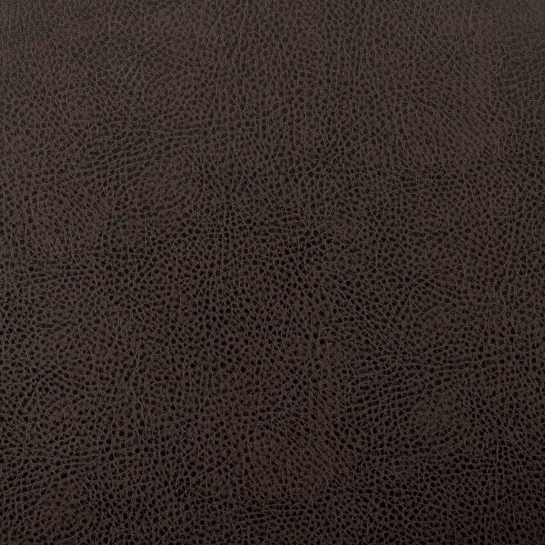 Leslie Swivel Counter or Bar Stool in Mocha Finish with Brown Faux Leather - Image 9