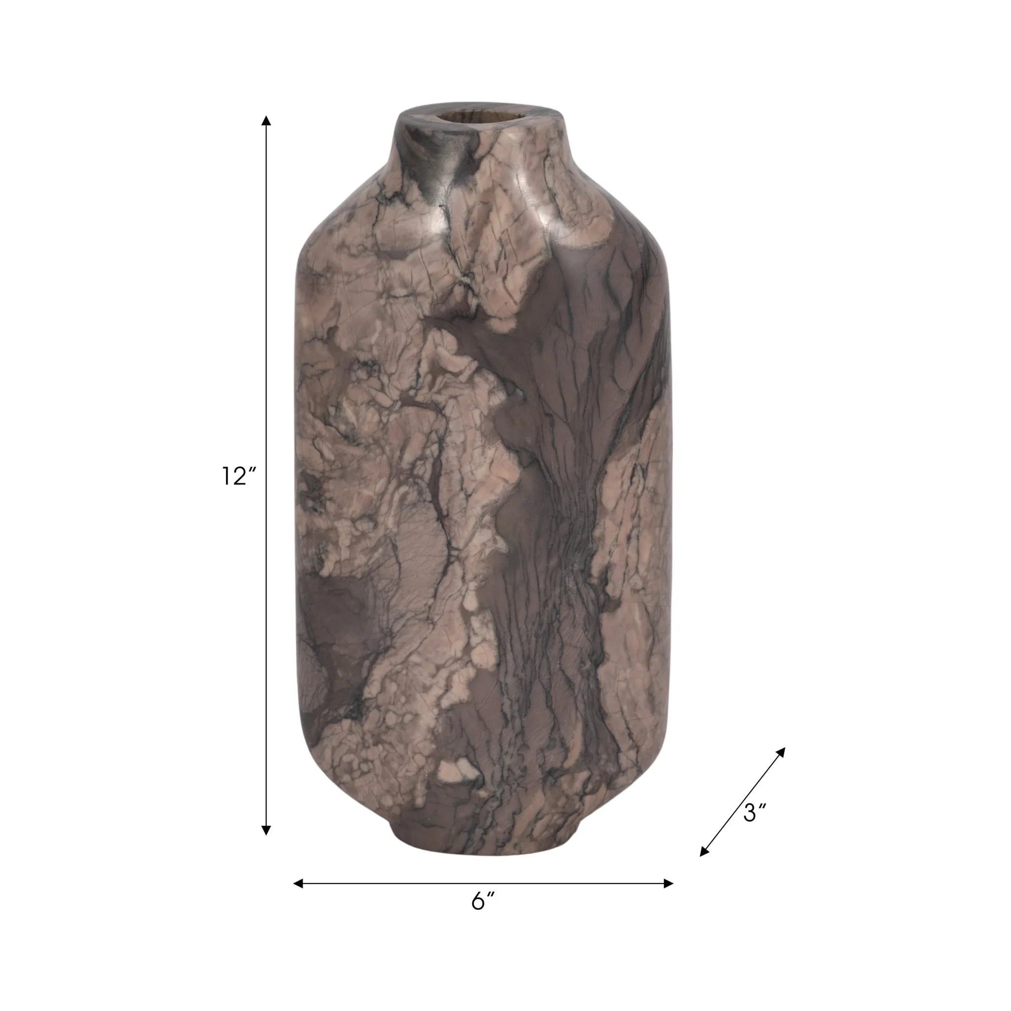 Levanto, 12" Contemporary Vase, Multi - Image 8