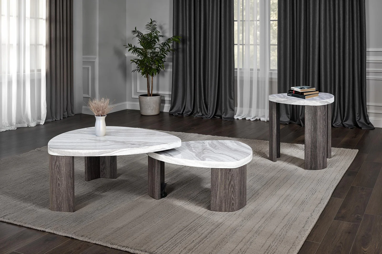 Levis Triangle End Table - Image 2