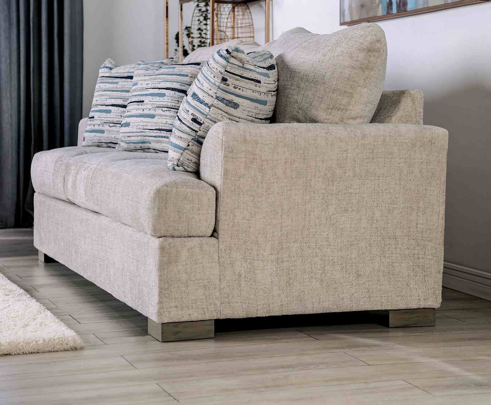 Leytonstone Loveseat, Cream - Image 7