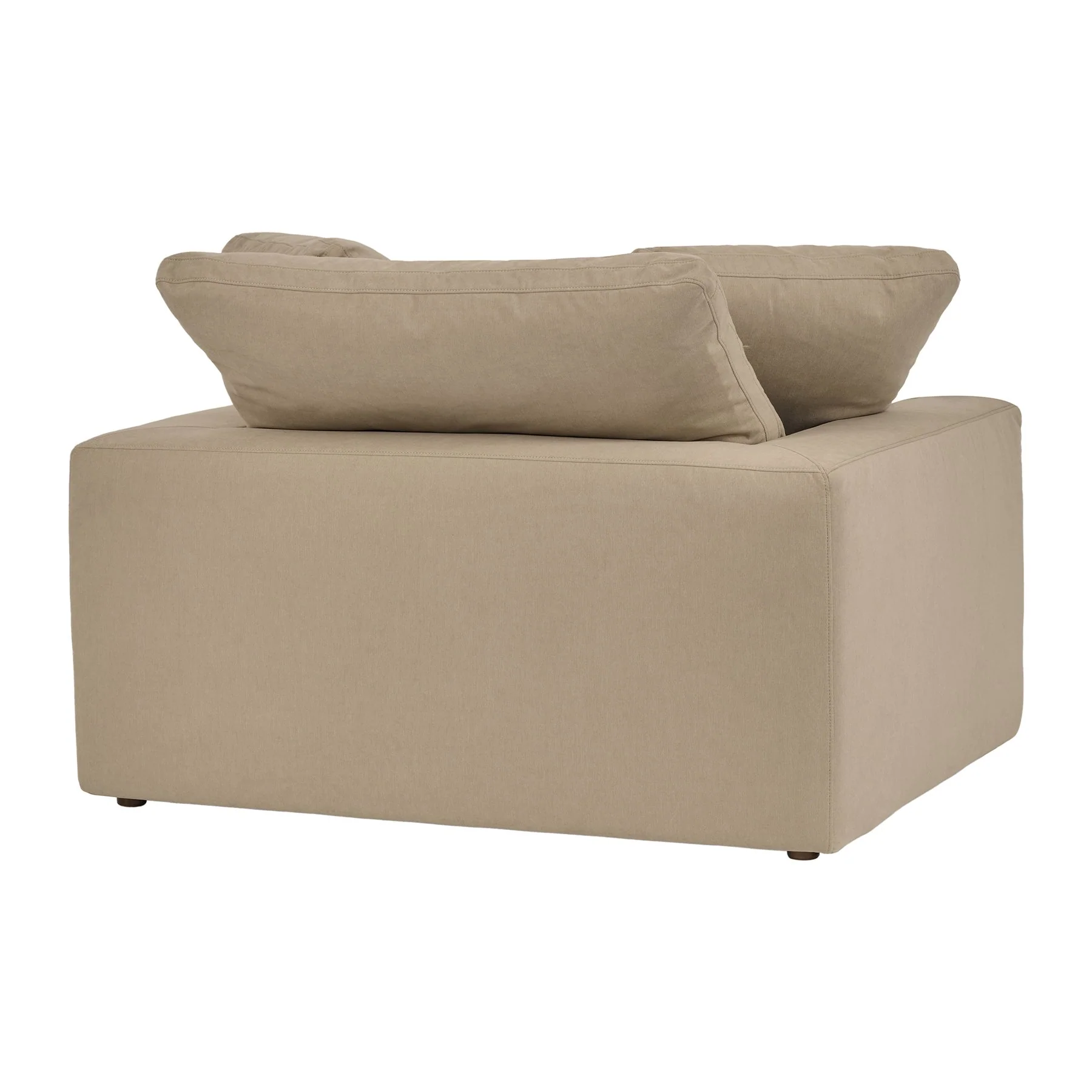 Liberty 51.5" Upholstered Chair and a Half in Sahara Brown - Image 3