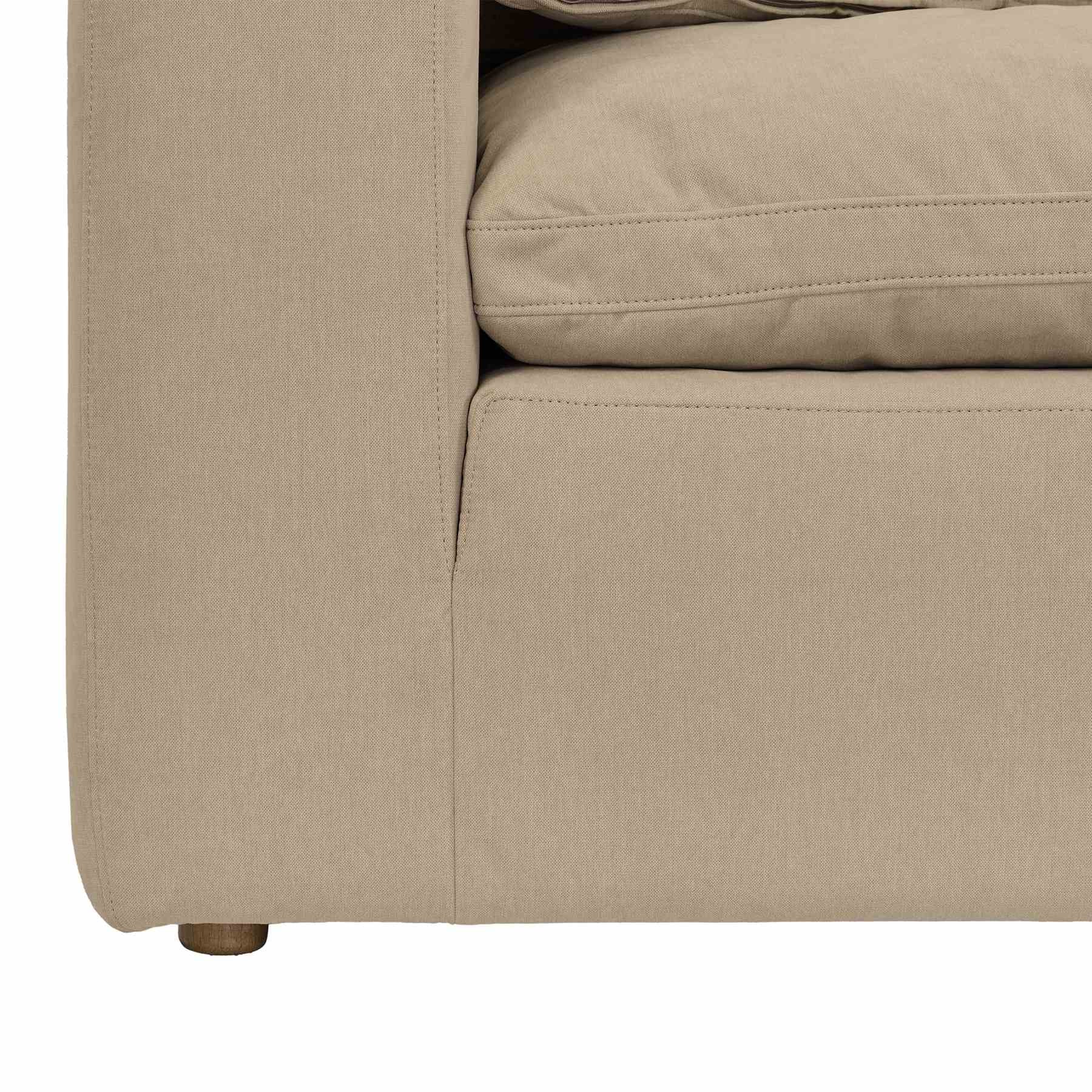 Liberty 51.5" Upholstered Chair and a Half in Sahara Brown - Image 5