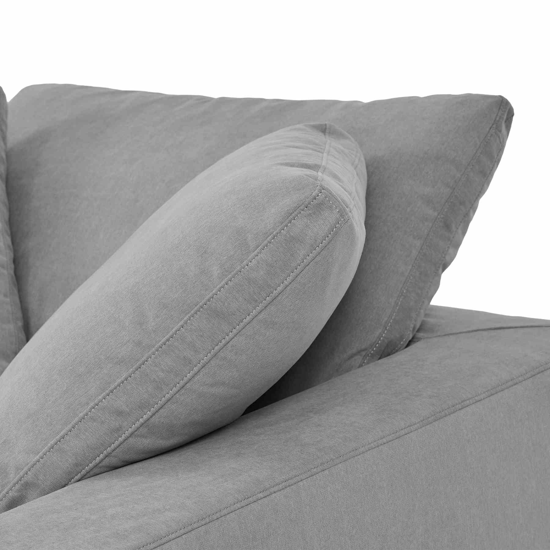 Liberty 51.5" Upholstered Chair and a Half in Slate Gray - Image 4