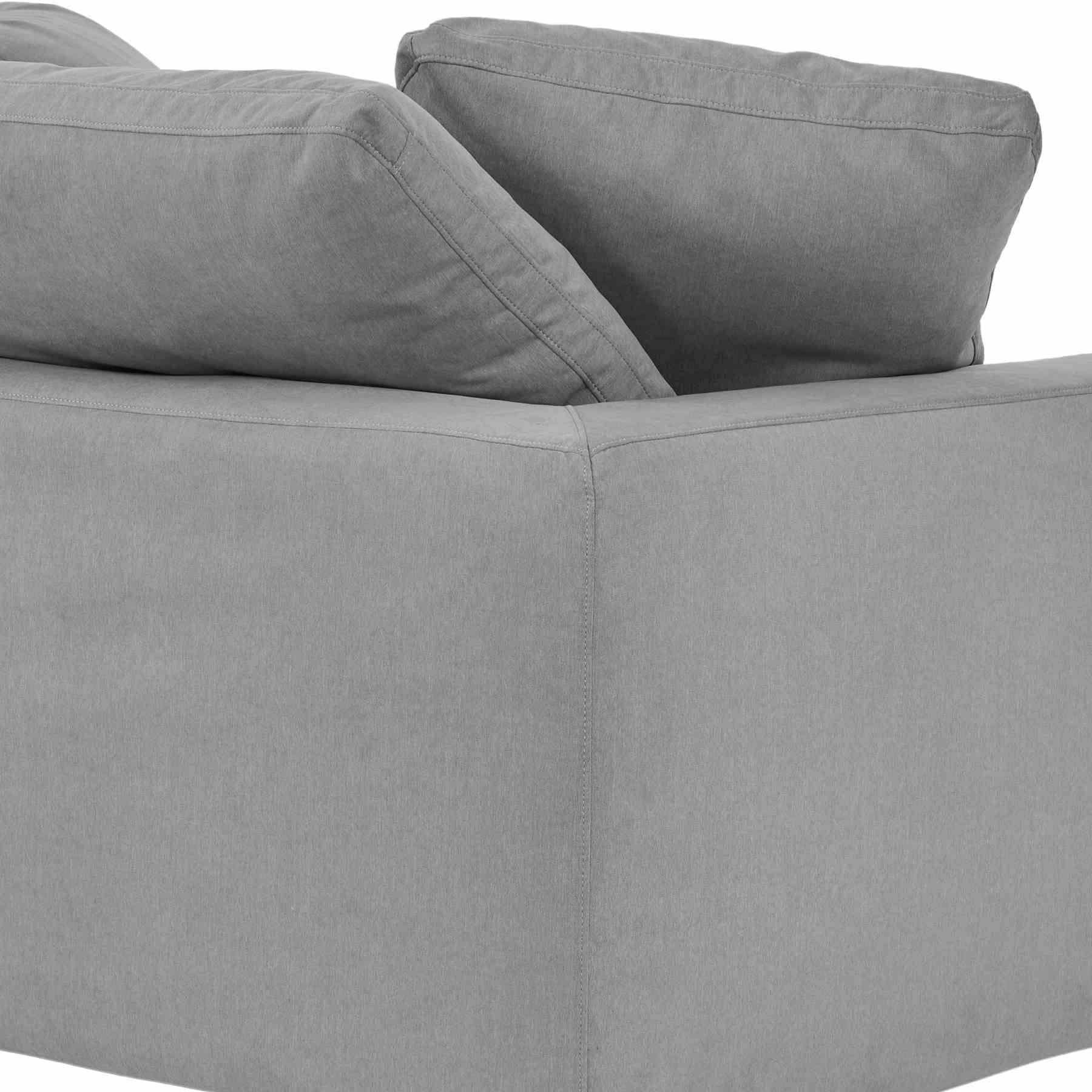 Liberty 51.5" Upholstered Chair and a Half in Slate Gray - Image 6