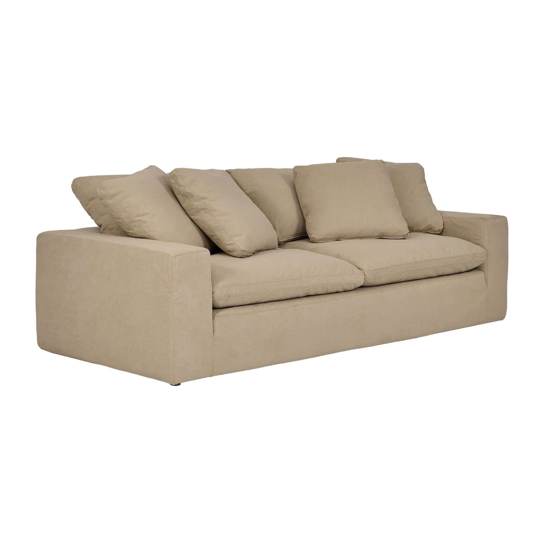 Liberty 96.5" Upholstered Sofa in Sahara Brown - Image 2