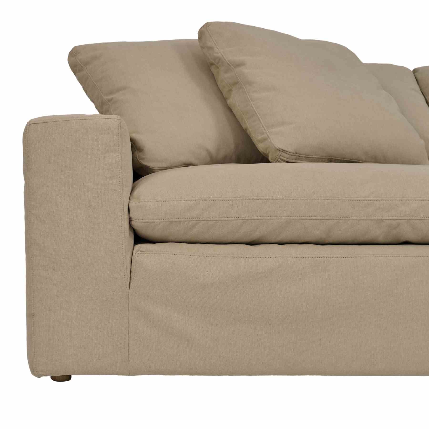 Liberty 96.5" Upholstered Sofa in Sahara Brown - Image 5