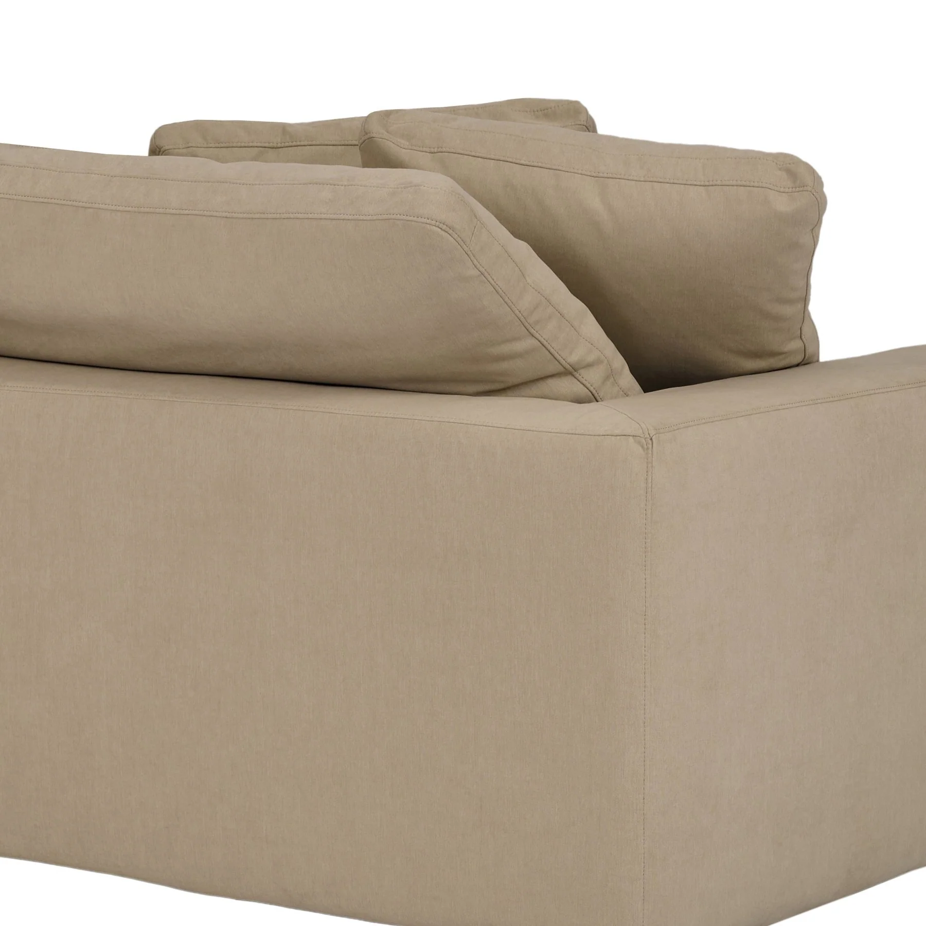 Liberty 96.5" Upholstered Sofa in Sahara Brown - Image 6