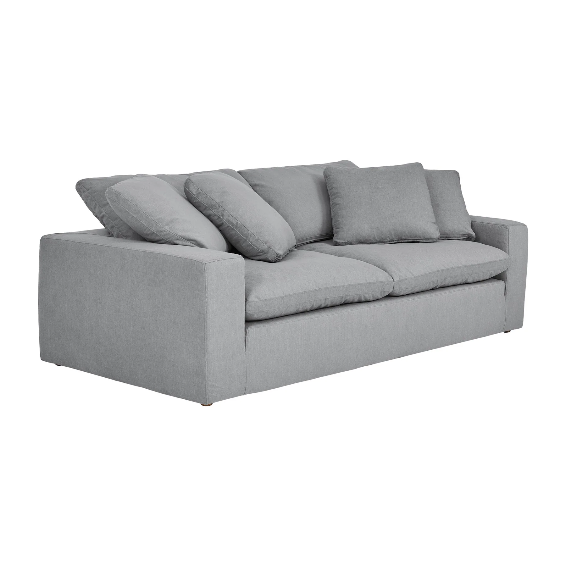Liberty 96.5" Upholstered Sofa in Slate Gray - Image 2