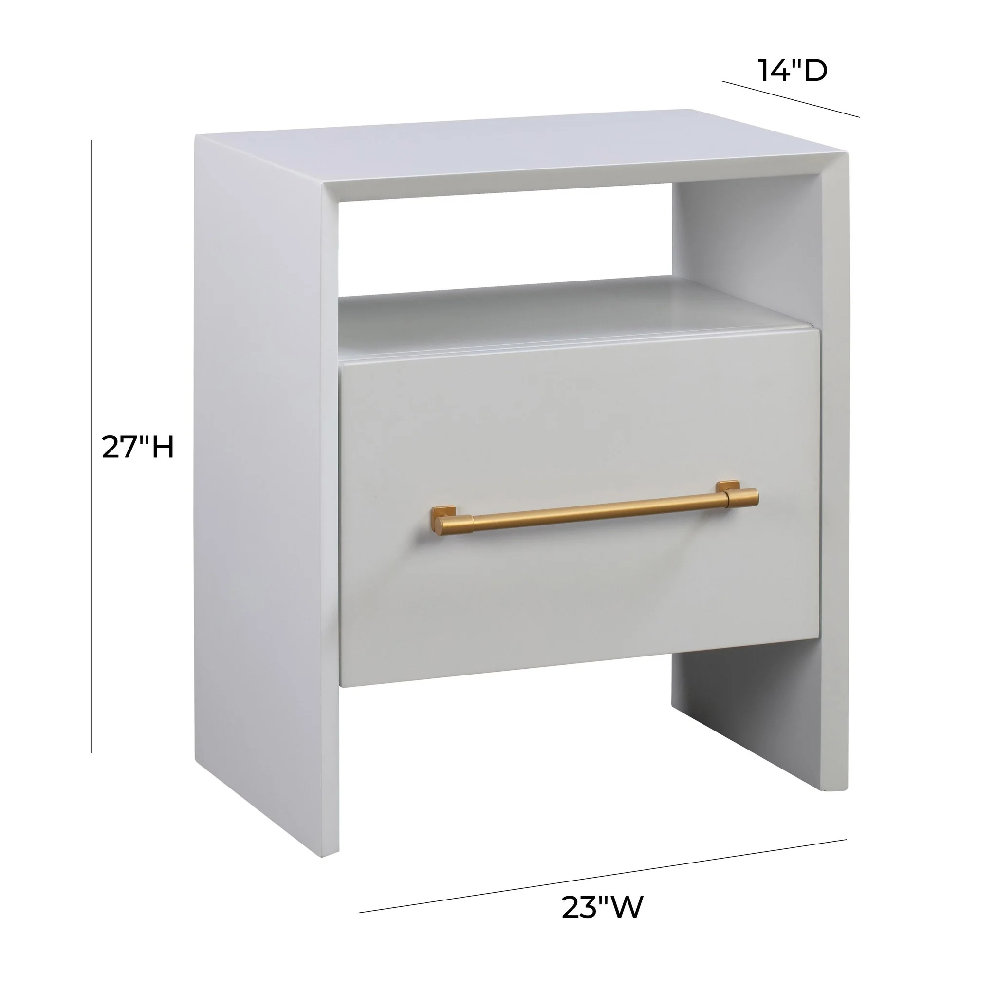 Libre White Nightstand - Image 8