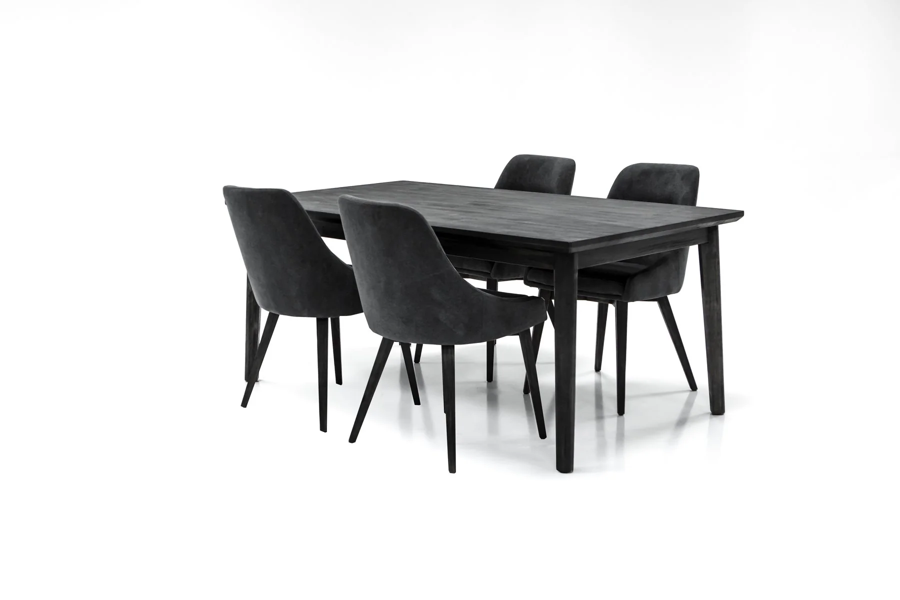 Lileth Charcoal Upholstered Dining Chair - Set of 2 - Image 8