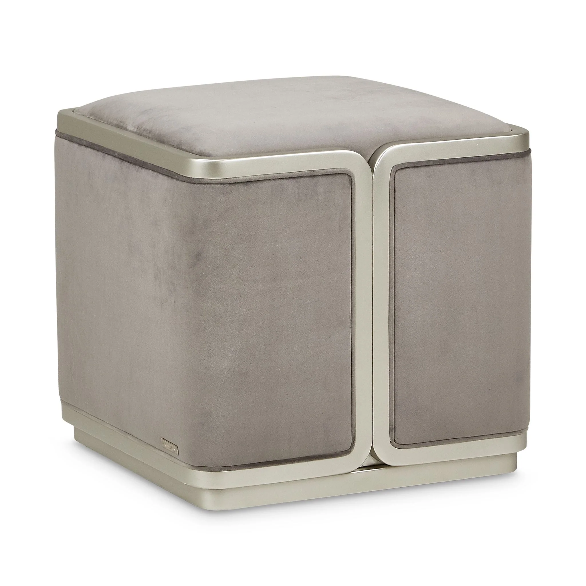 Linea Ottoman - Gray Pearl/SilverMist - Image 12
