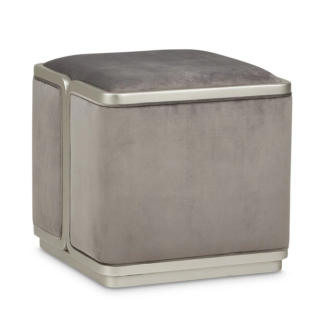 Linea Ottoman - Gray Pearl/SilverMist - Image 5