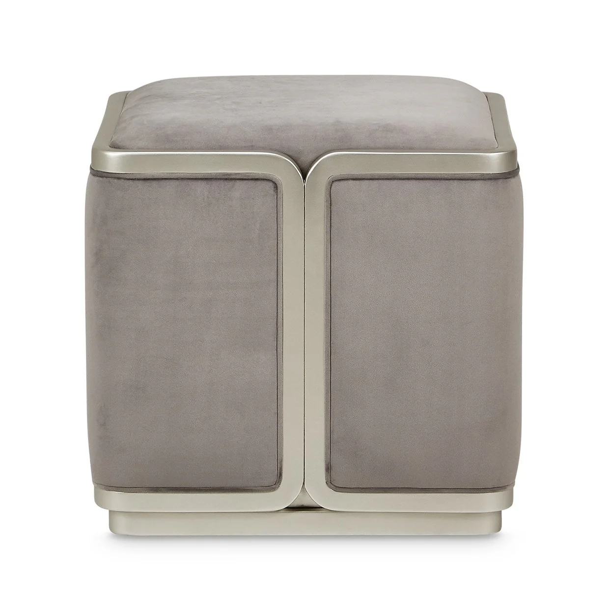Linea Ottoman - Gray Pearl/SilverMist - Image 6