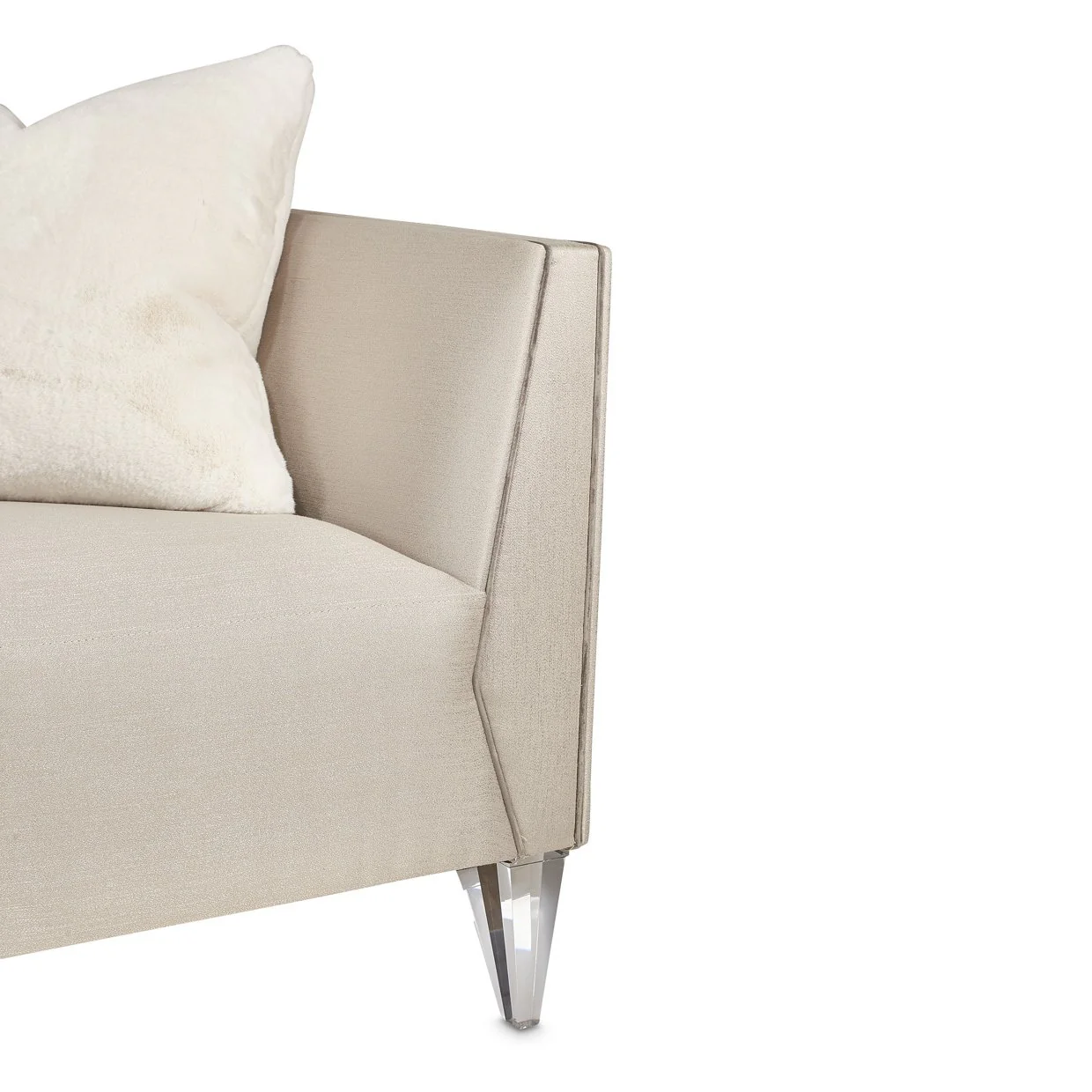 Linea Sofa - Metallic/Silver Mist - Image 11