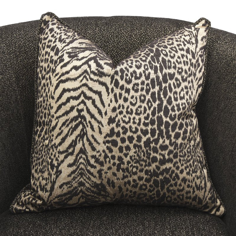 Lisbon Accent Chair - Onyx/Gold - Image 16