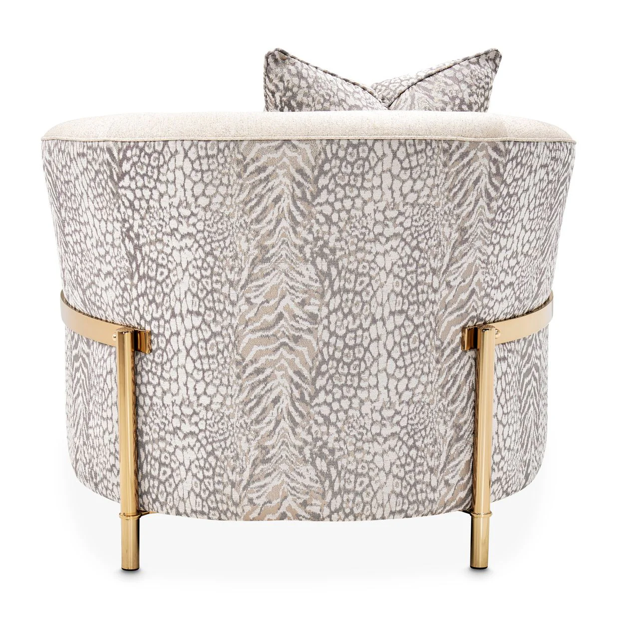 Lisbon Accent Chair - Opal/Gold - Image 6