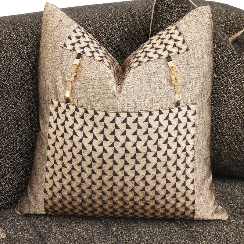 Lisbon Loveseat - Onyx/Gold - Image 13